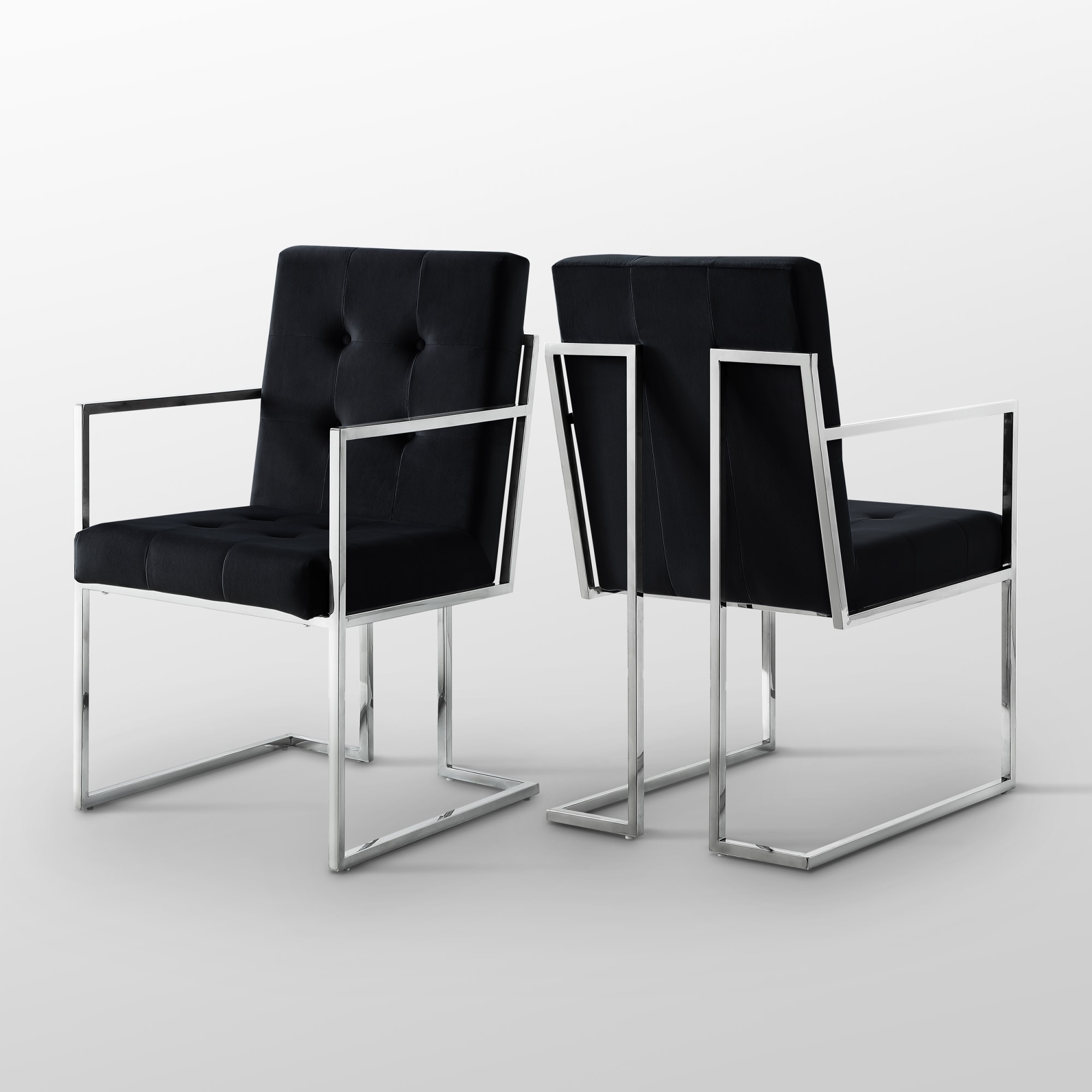 Inspired Home AD56-02BK2-LS Dining-Chairs - View #6