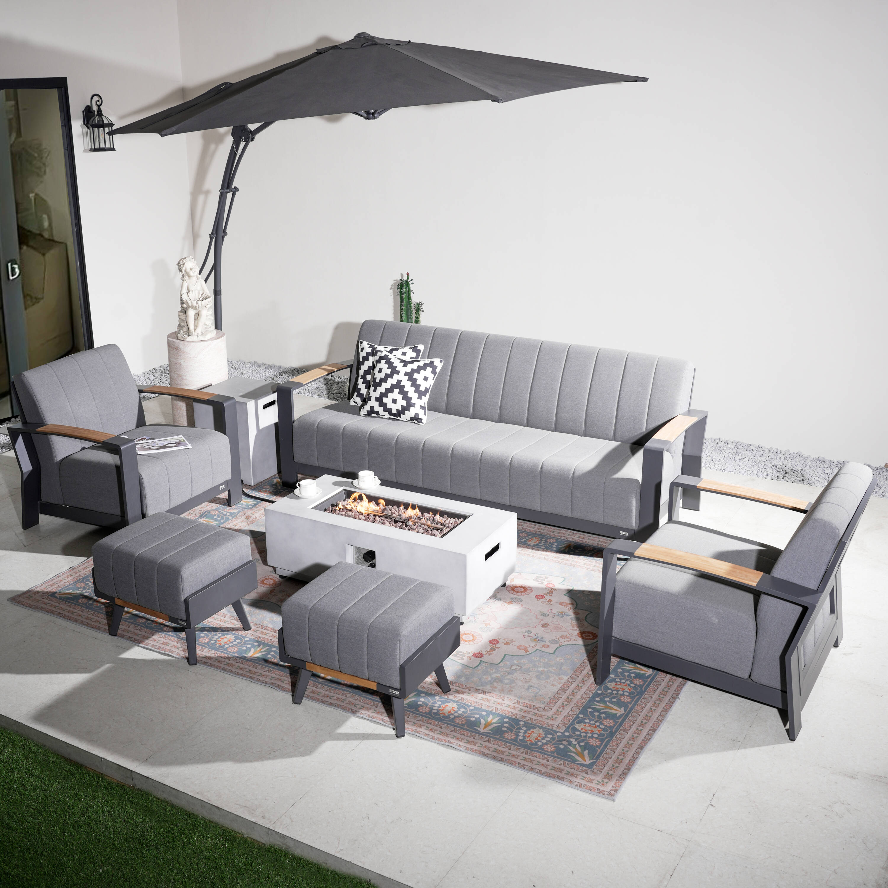 Direct Wicker DWG-2335SCTSFT&24TA Patio-Conversation-Sets - View #3