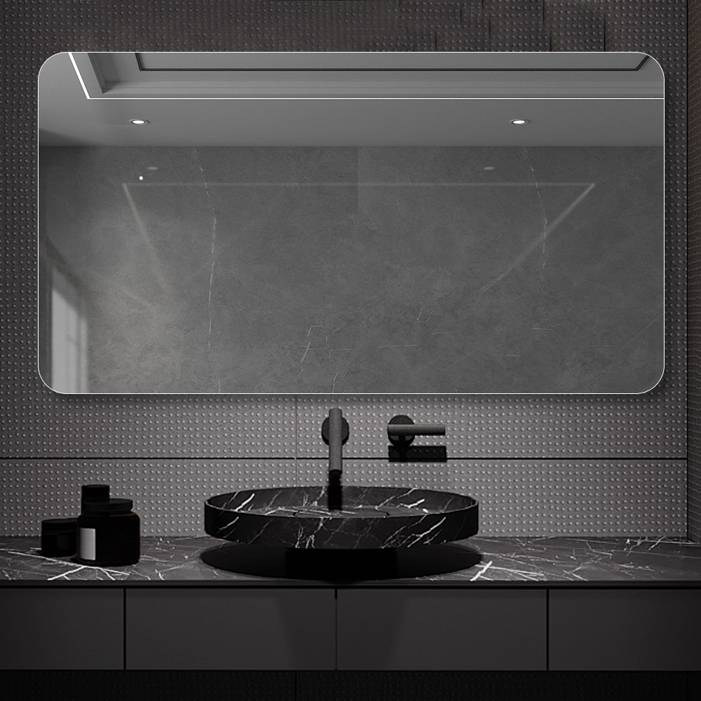 GDFStudio Bathroom Vanity Mirror  Wall-Mounted Mirror for Bathroom Anti-Fog Waterproof