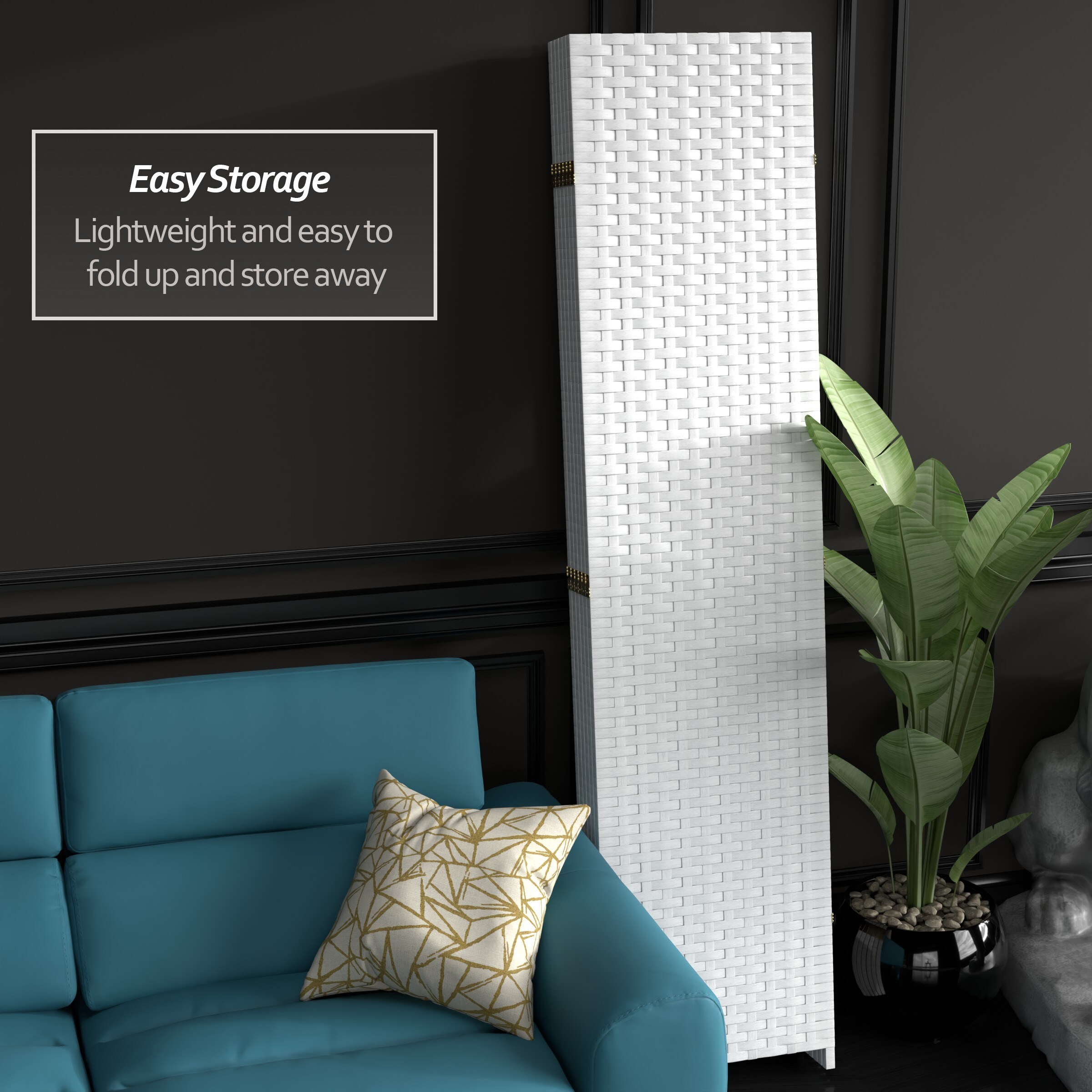 Red Lantern SS7FIBER-WHT-6P Indoor-Privacy-Screens - View #4