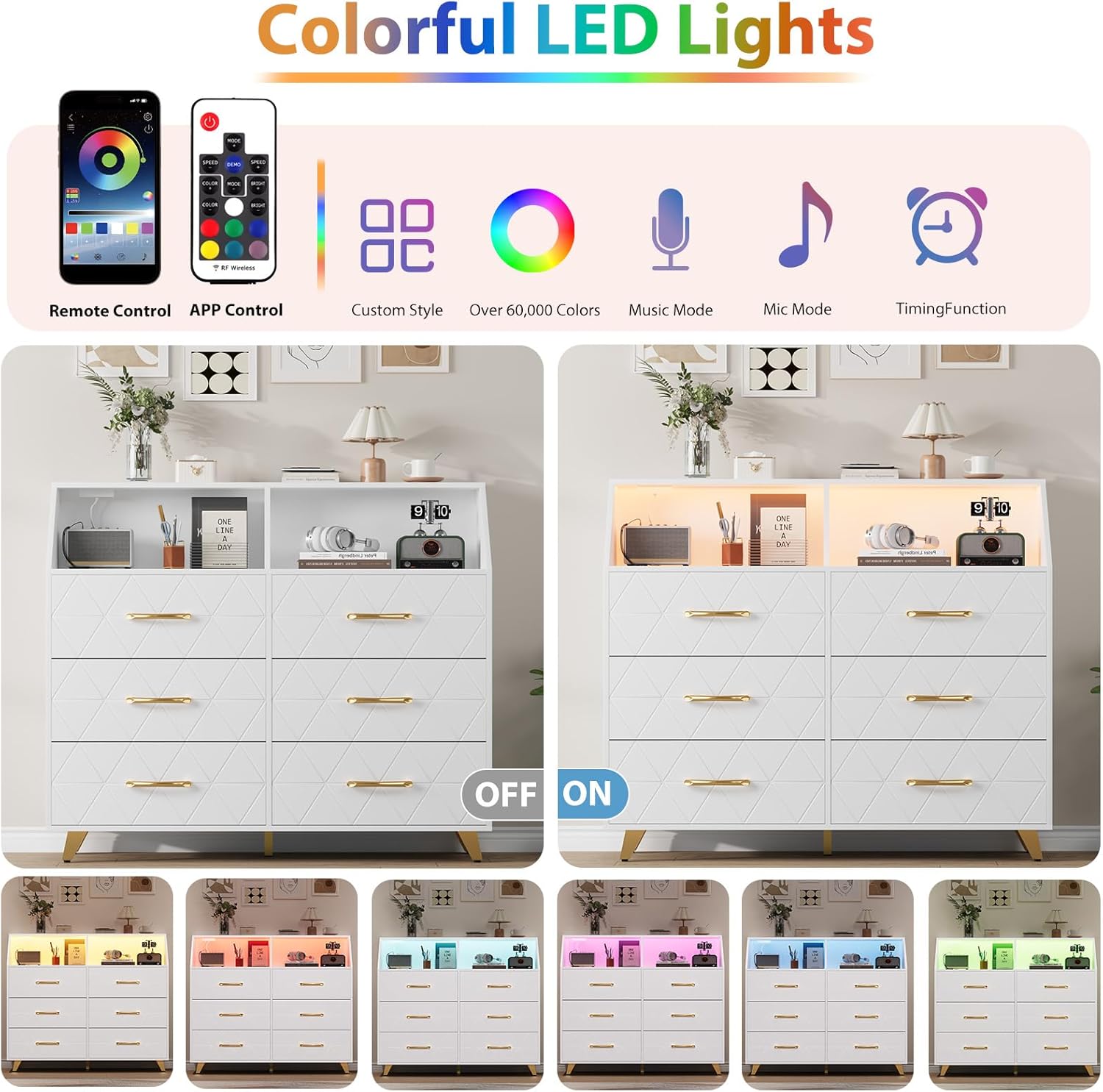 Qeetex LHF-DG-839OPBG5031 dressers - View #4