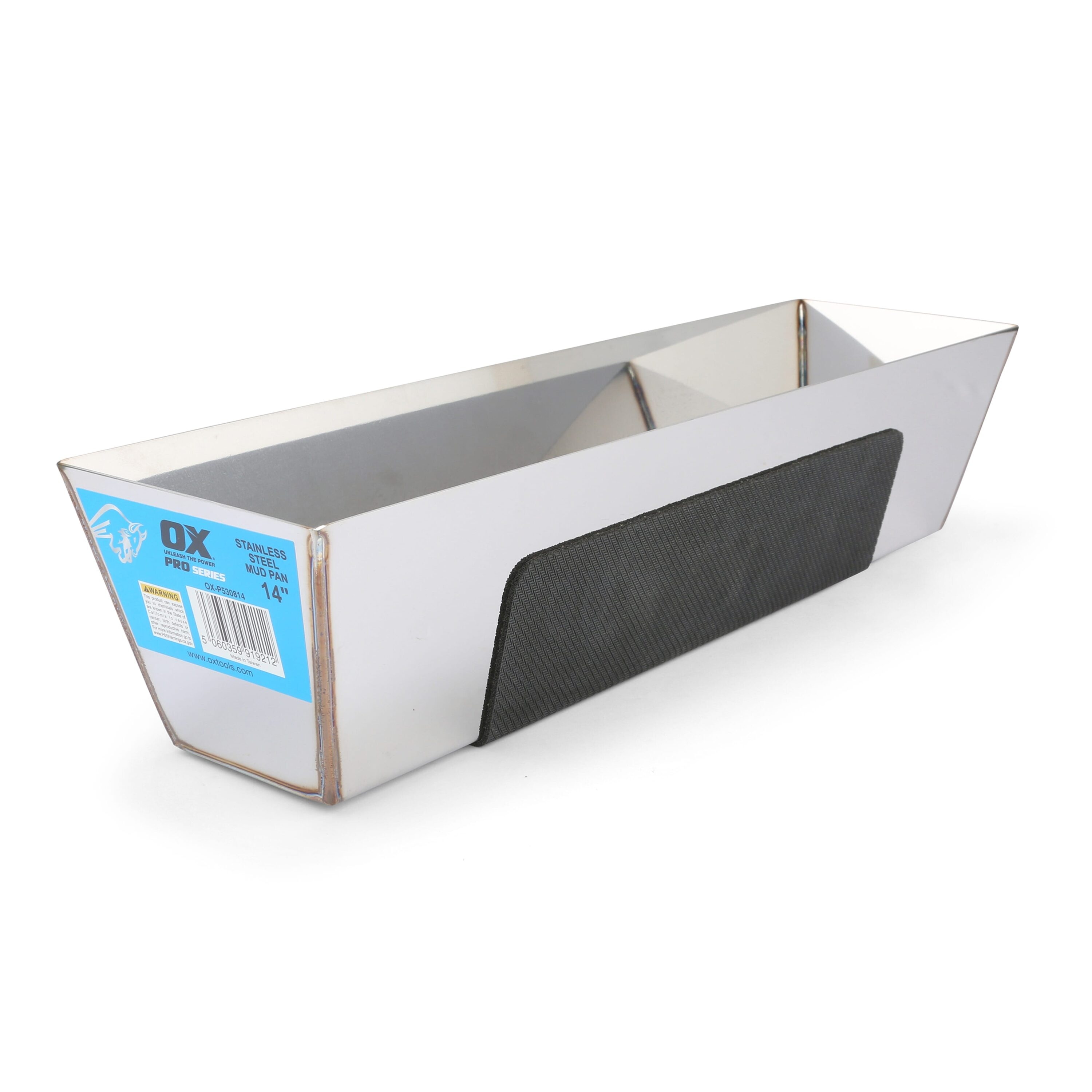 OX Tools OX Pro 14-in L x 4-in W x 3.5-in D Metal Drywall Mud Pan