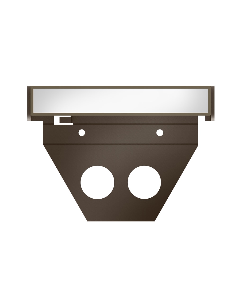 Hinkley 15556MZ 140 -Lumens 1.90 -Watt Matte Bronze Low voltage Hardwired LED Outdoor Deck light 2700-K