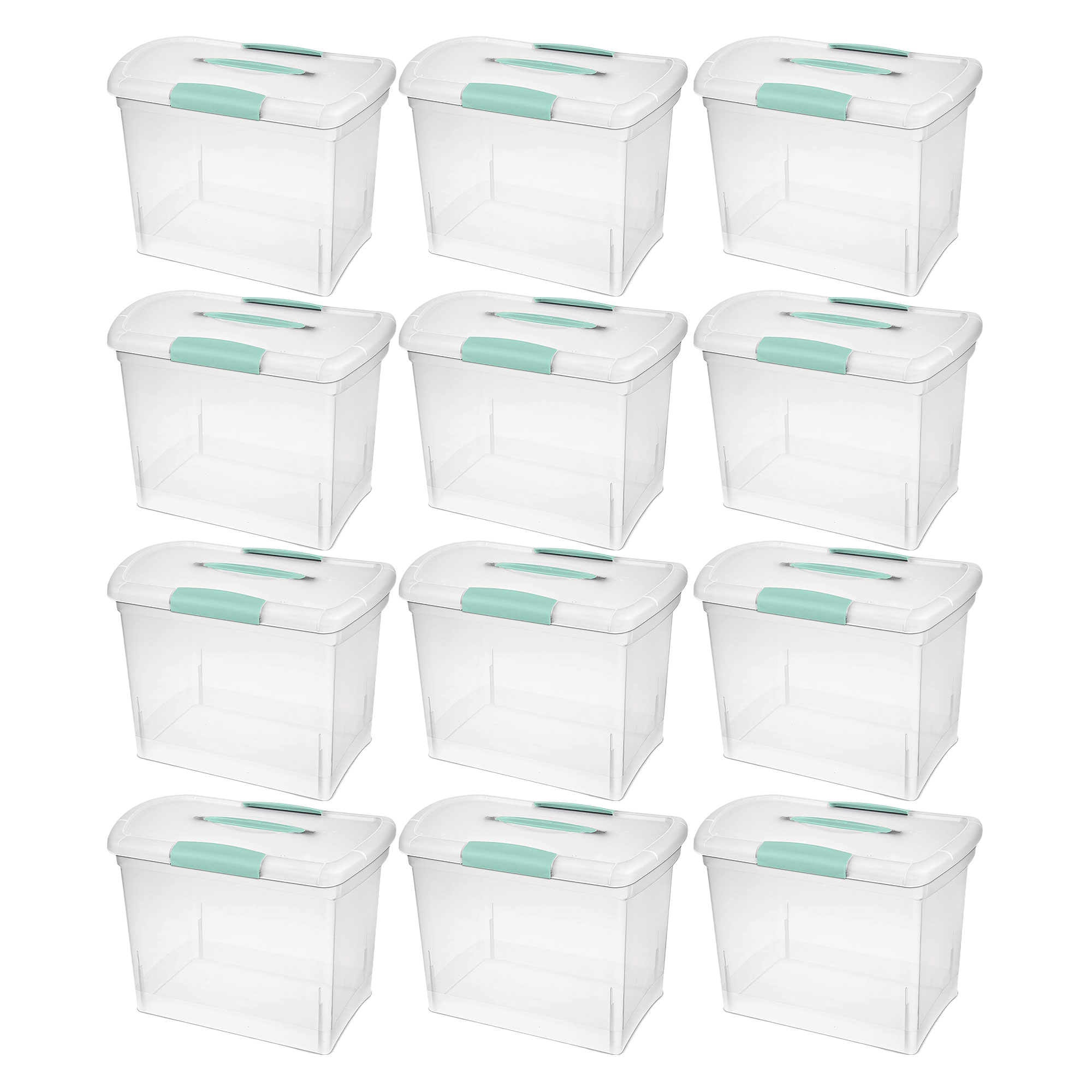 11 x 6.5 Storage Boxes with Latch Closures 5ct by Top Notch - Plastic Storage - Storage & Organization