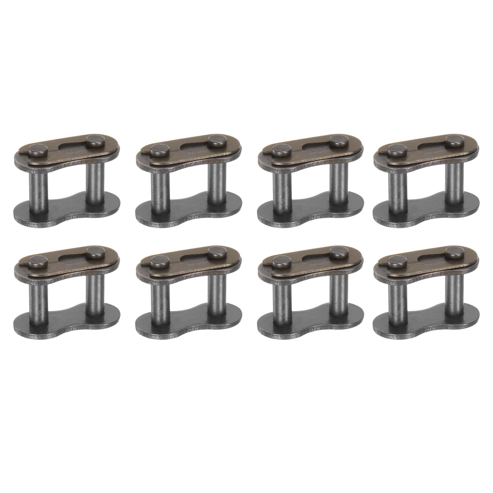 Unique Bargains 8pcs 12B-1 Roller Chain Connecting Links 19.05mm Pitch Carbon Steel Master Connector Link Chain Master Links for 12B-1 Chain #S26042700UX6145