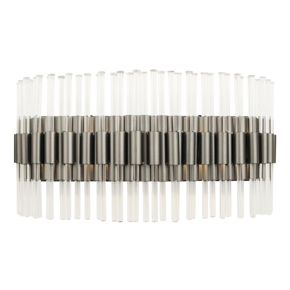 Varaluz 326B02NB Astrid 6-Inches 2 -Light Bronze Glam Vanity light