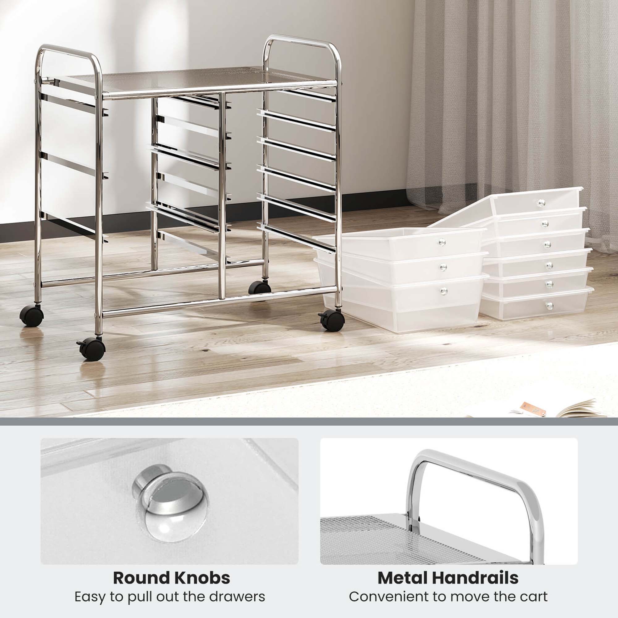 Costway CSHY006309 Storage-Drawers - View #6