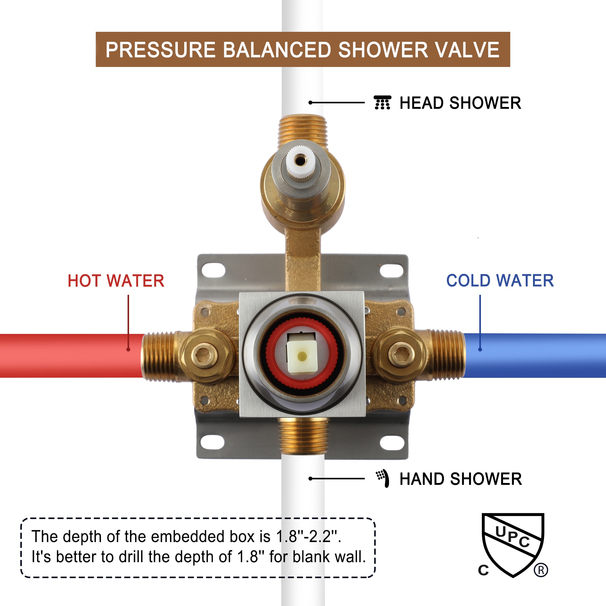 Mondawe MOEB103-10MB Showerhead-Bar-Panels - View #4