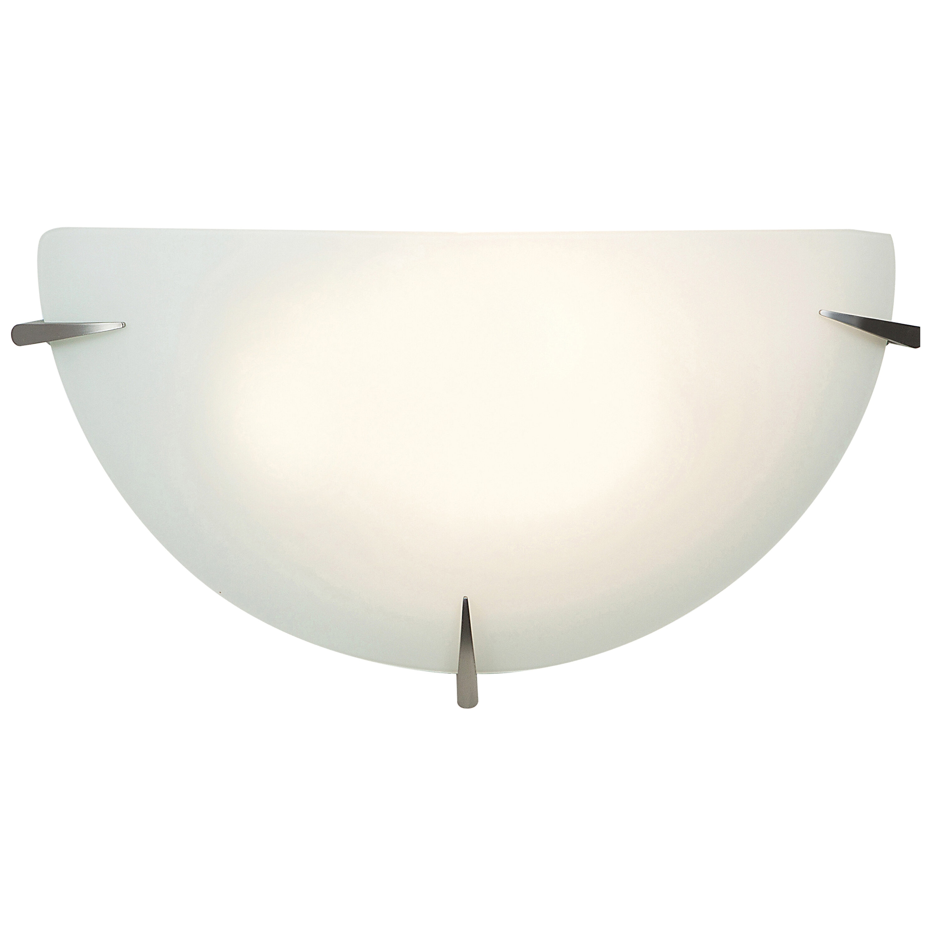 Access Lighting 20660LEDDLP-BS/OPL Zenon 12.5-in W 1 -Light Brushed Steel Wall Sconce ENERGY STAR Certified
