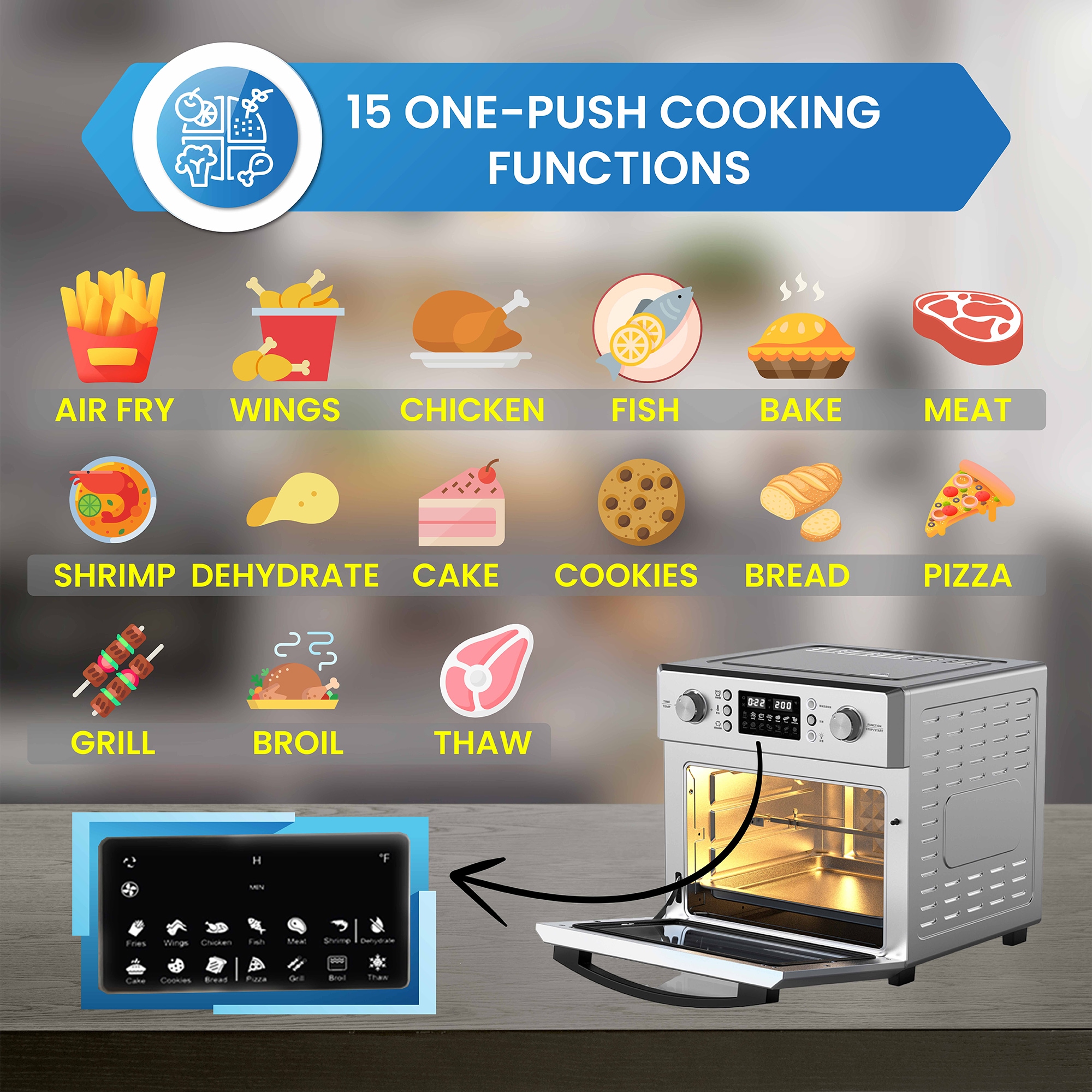 Equator Advanced Appliances AF 500 Air-Fryers - View #19