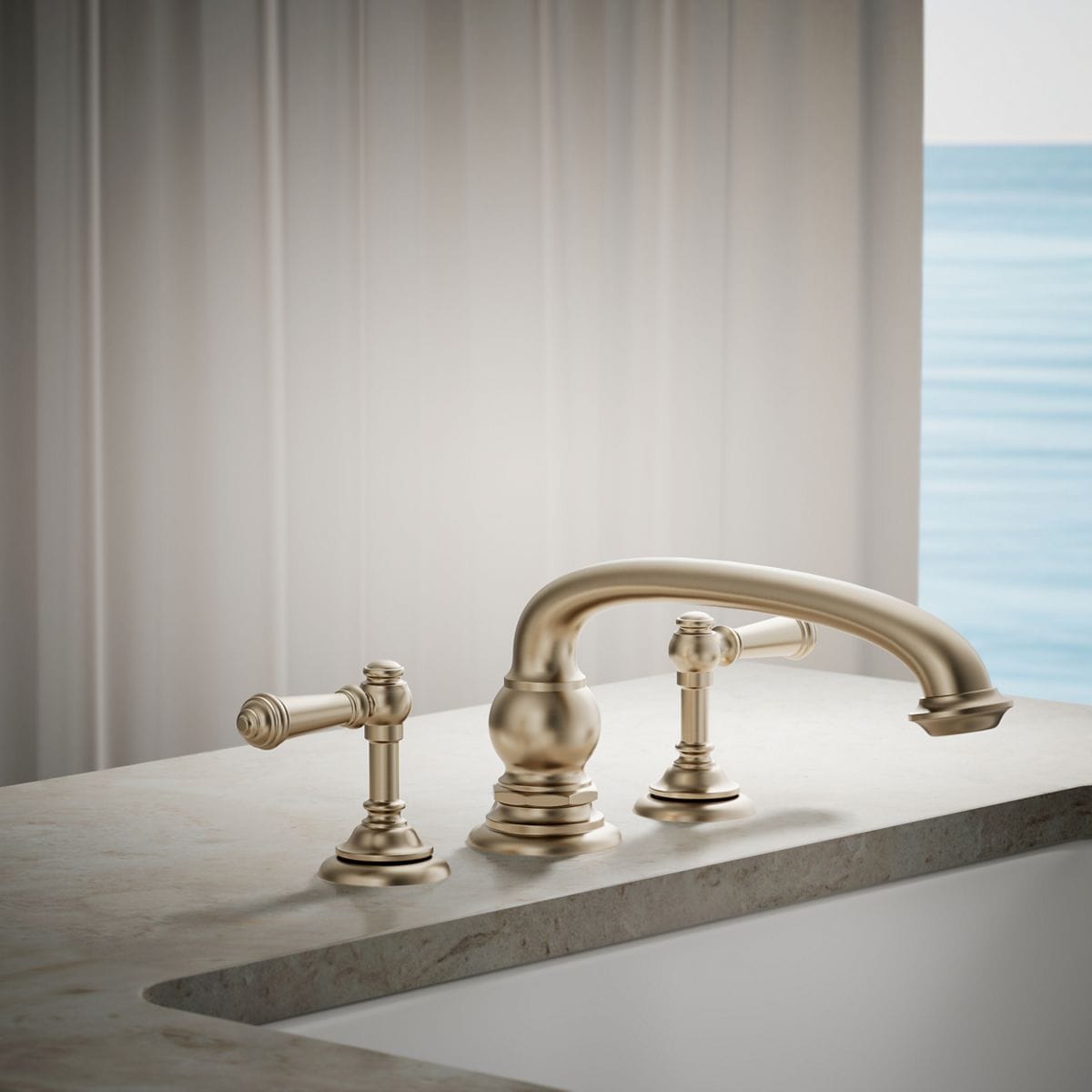 KOHLER T98071-4-BV Faucet-Tub-Shower-Handles - View #2