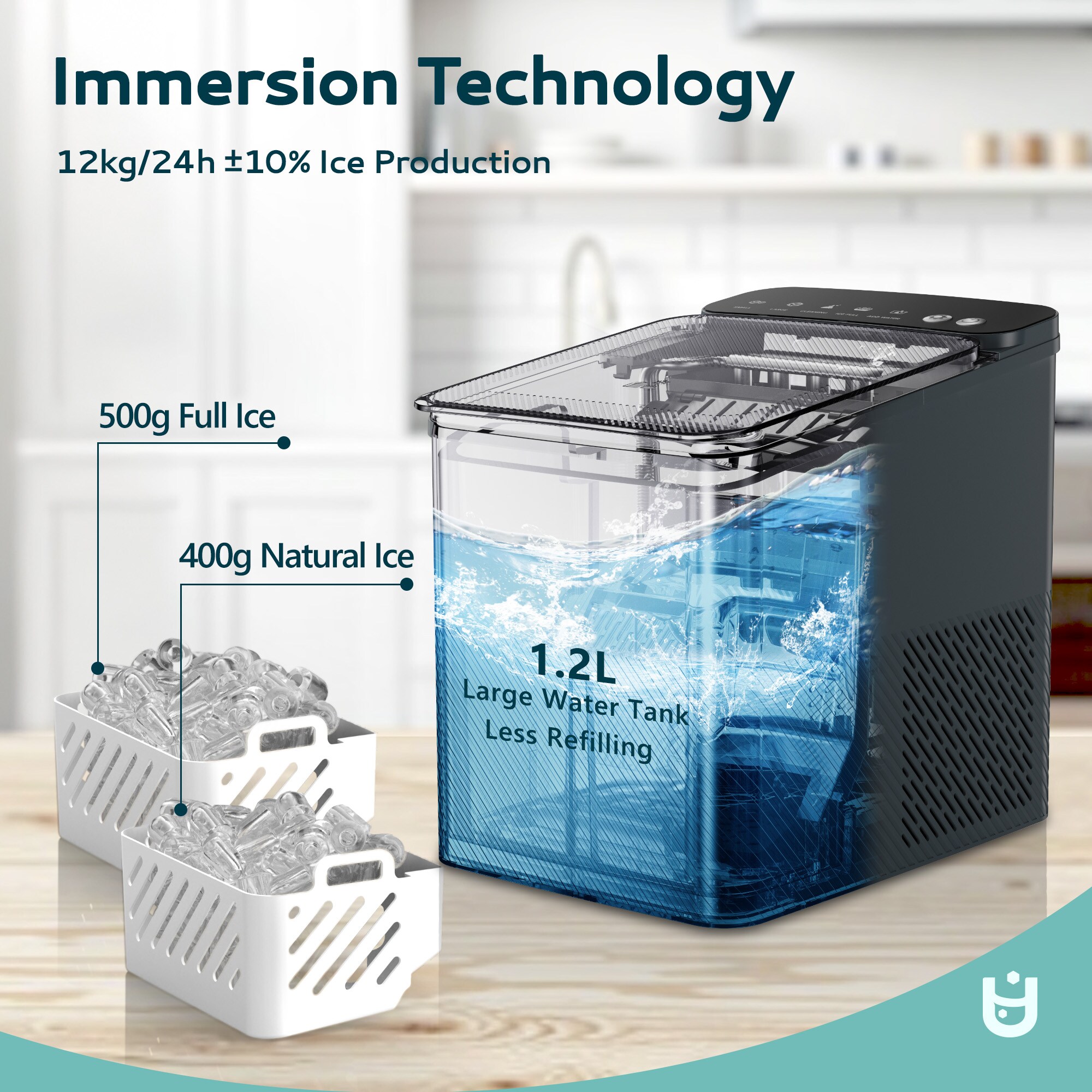 Euhomy IM021-BGR-E-LS-SC Ice-Makers - View #3