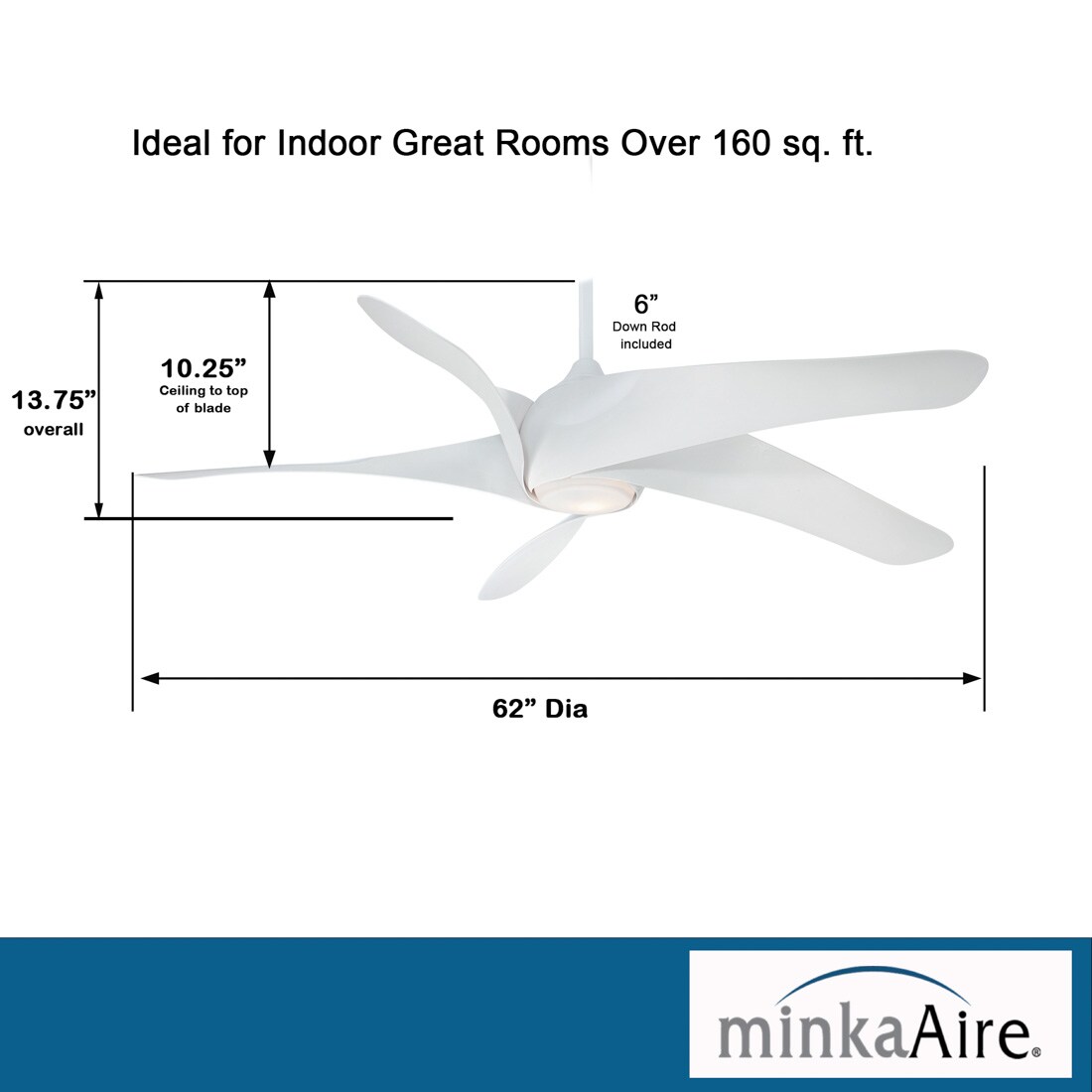 Minka Aire F905L-WH Ceiling-Fans - View #9