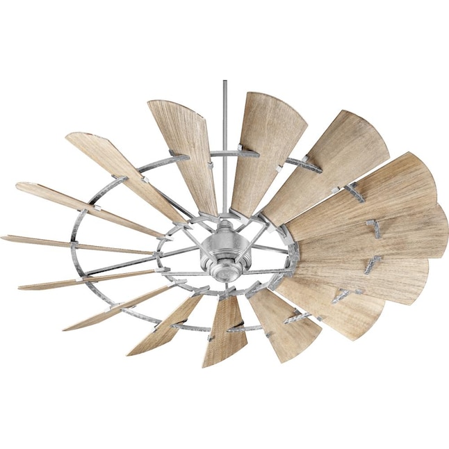 Galvanized Indoor Windmill Ceiling Fan
