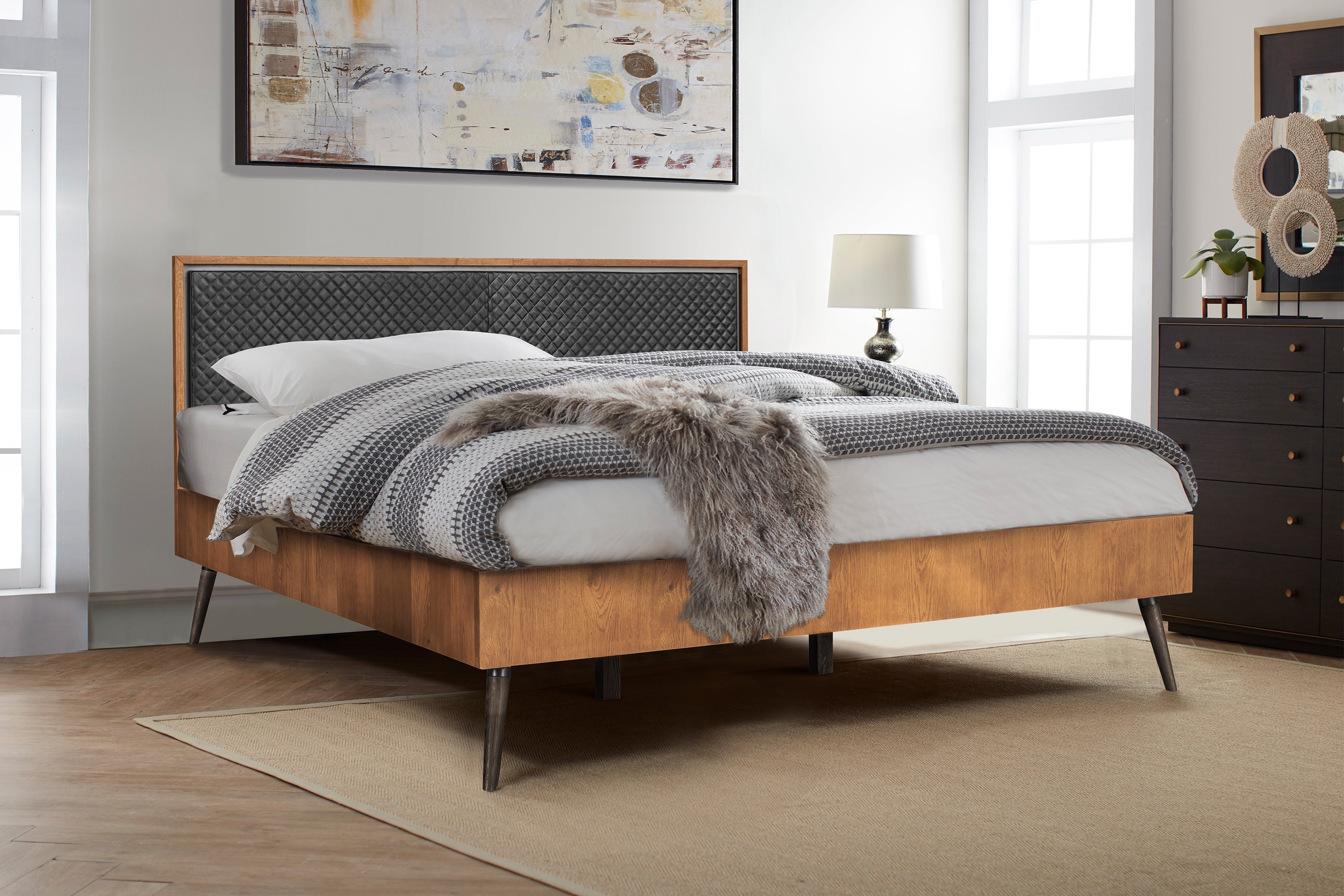 Armen Living LCCOBDBALKG beds - View #8