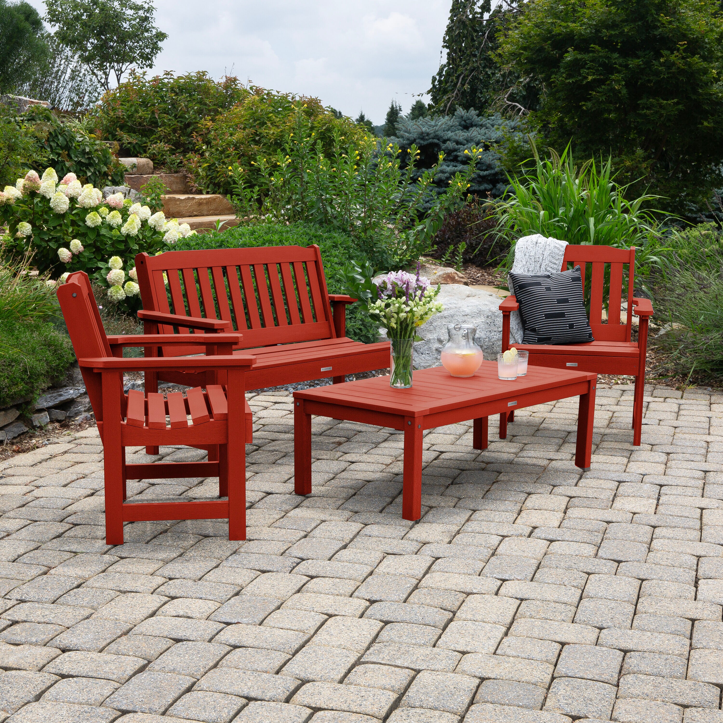highwood AD-KITBENW21-RED Patio-Conversation-Sets - View #4
