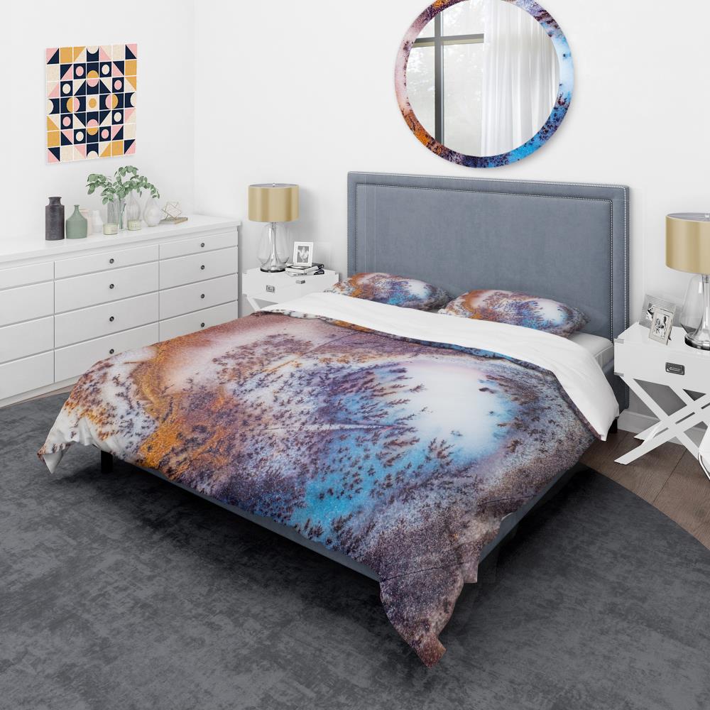 Designart BED16788-Q 3 -Piece White Queen Duvet cover Set