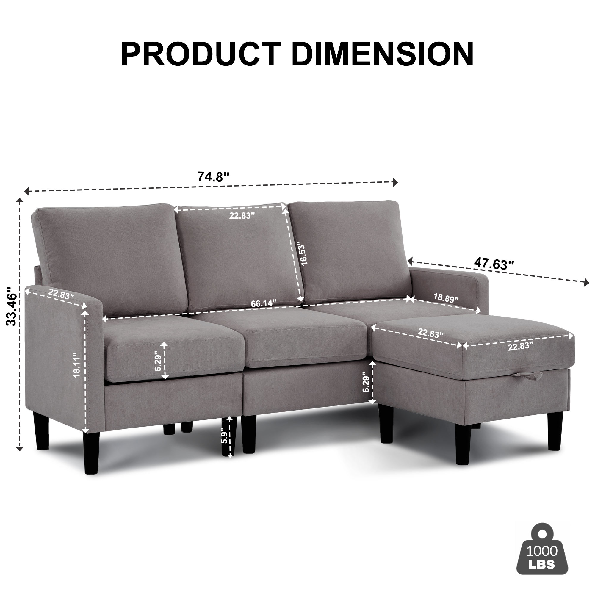 JEAREY SRJY-WL Sofas-Loveseats - View #6