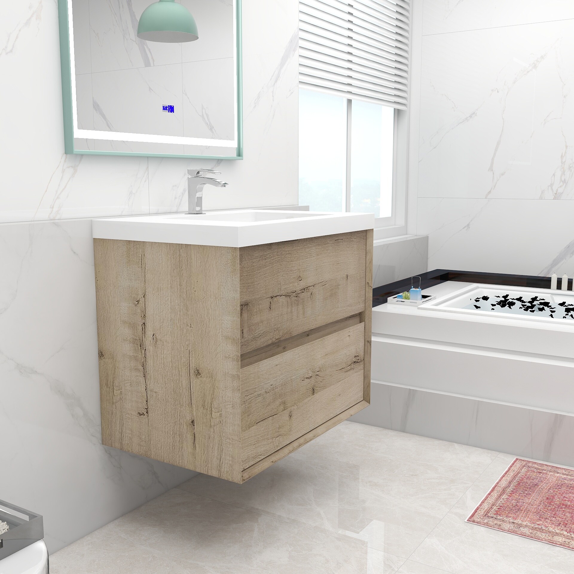 BV Better Vanity SLIM30-WO Bath-Vanity-Combo - View #6