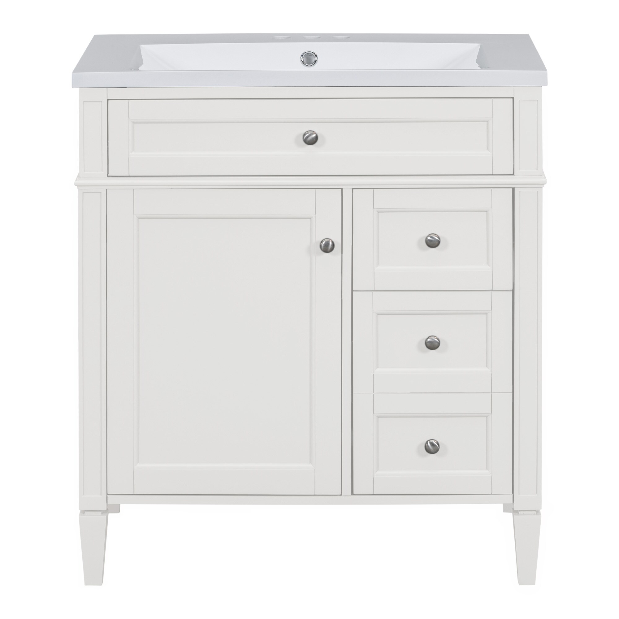 Square Solid surface Bathroom Vanities with Tops Near Me at Lowes.com