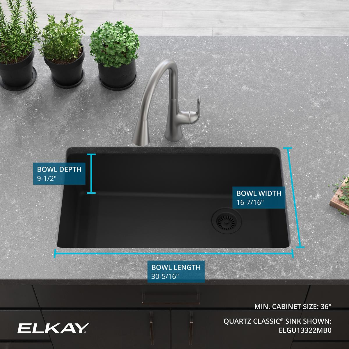 Elkay ELGU13322MB0 Kitchen-Sinks - View #6