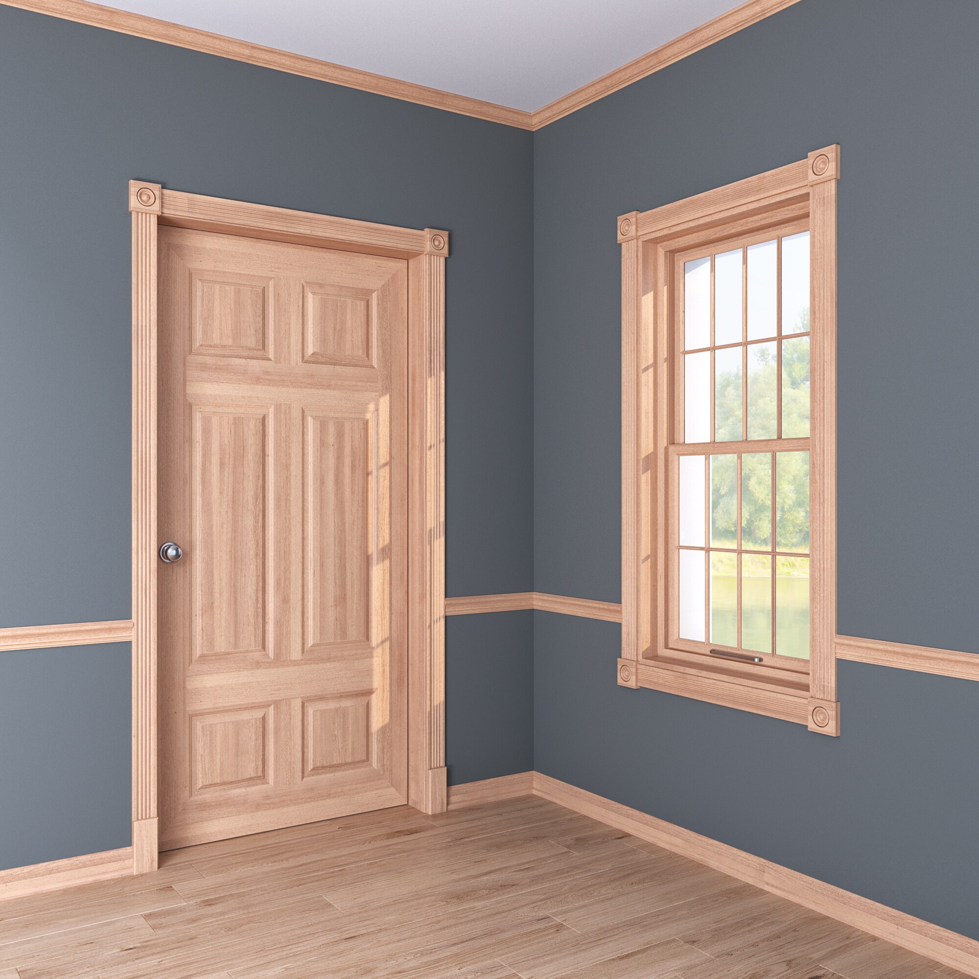 Ornamental Mouldings EV1401PBOAK plinths - View #2
