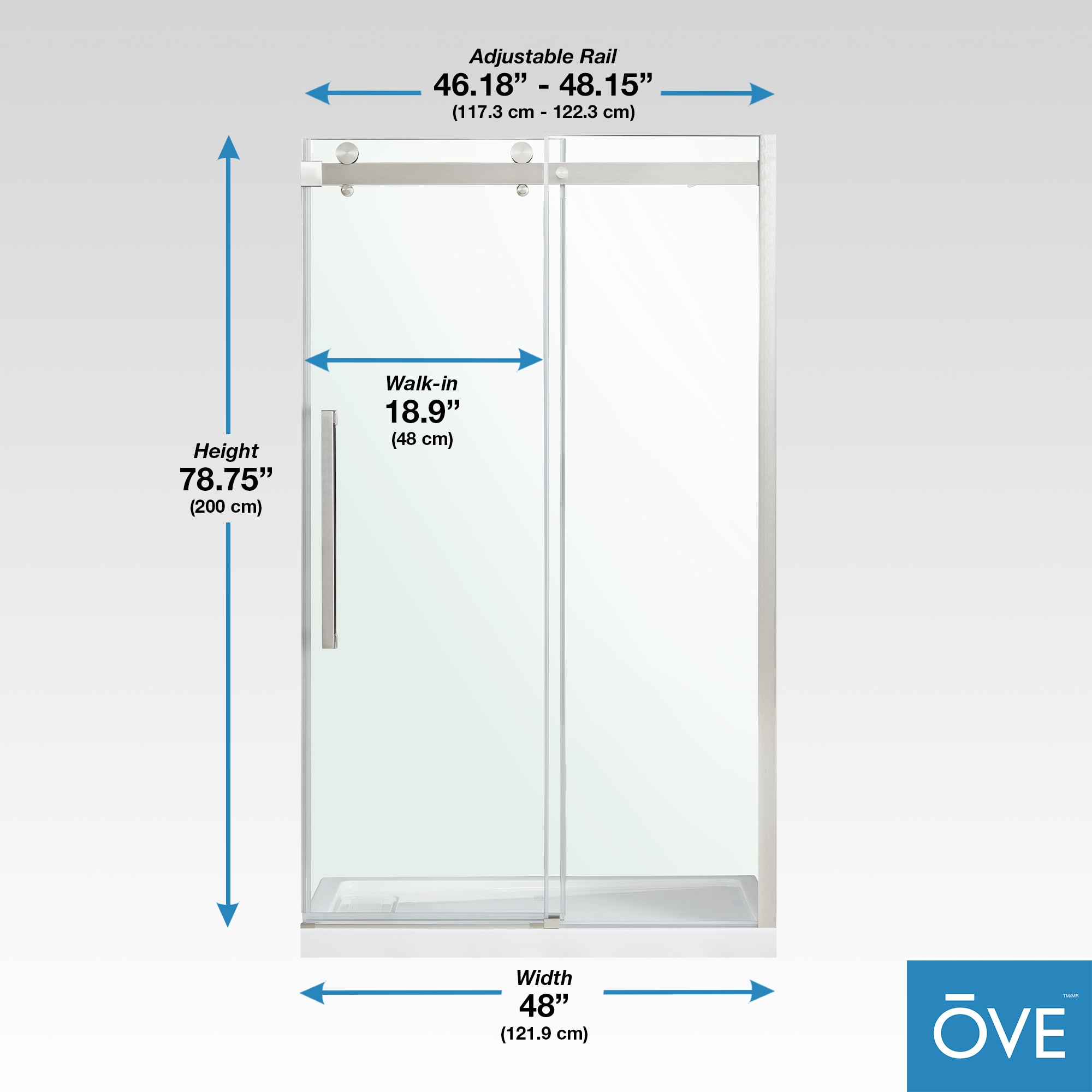 OVE Decors 15SKC-BEL248-SAT Alcove-Shower-Kit - View #10