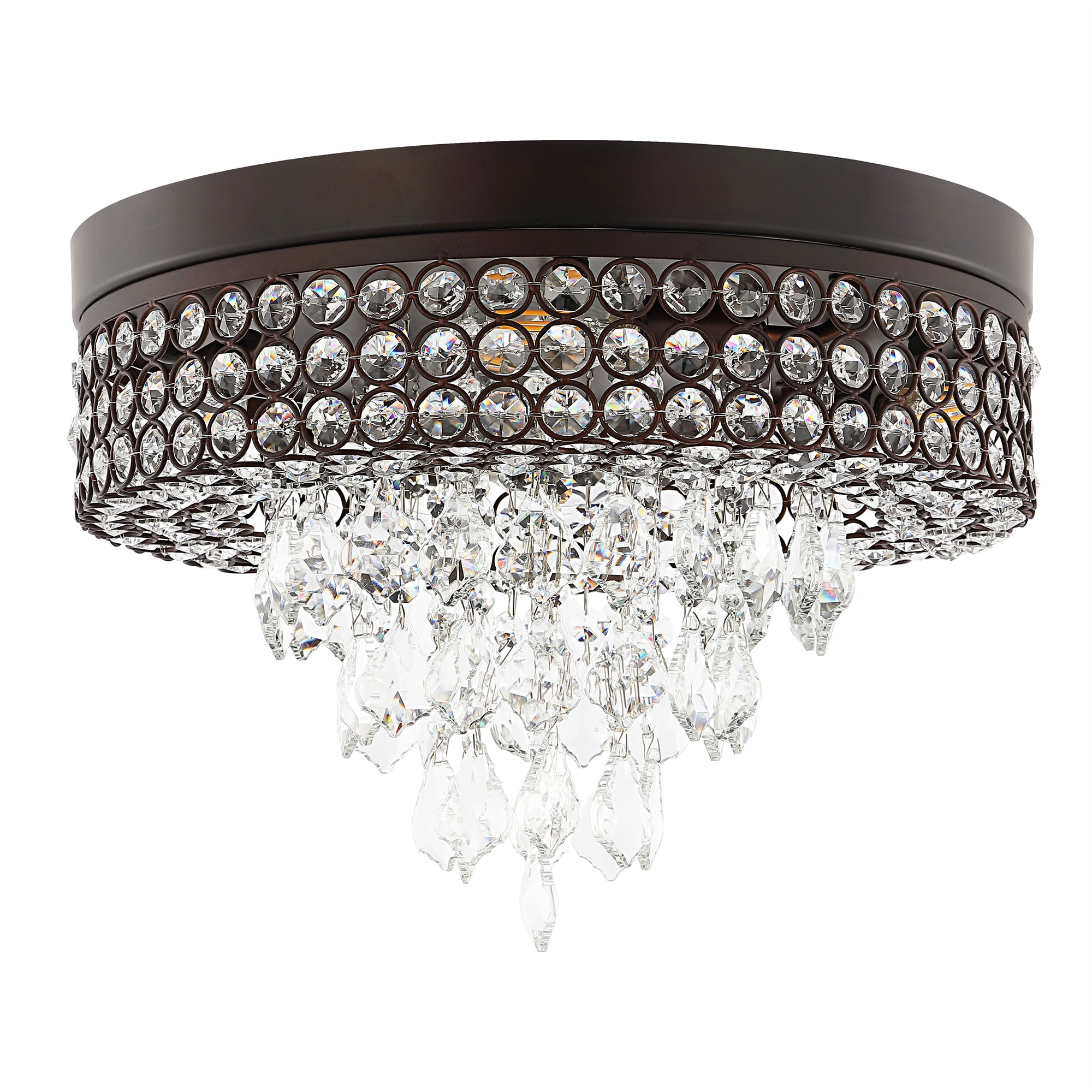 lowes crystal flush mount