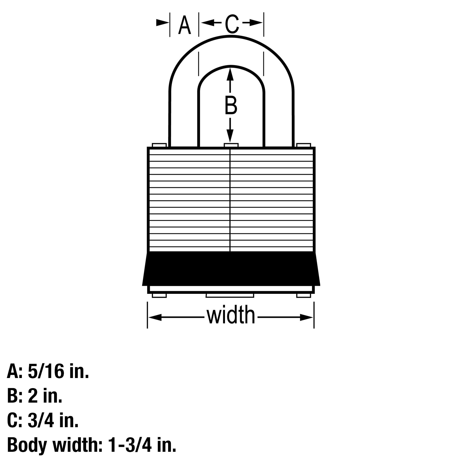 Master Lock 1SSTRILH Padlocks-Locks-Cables - View #5