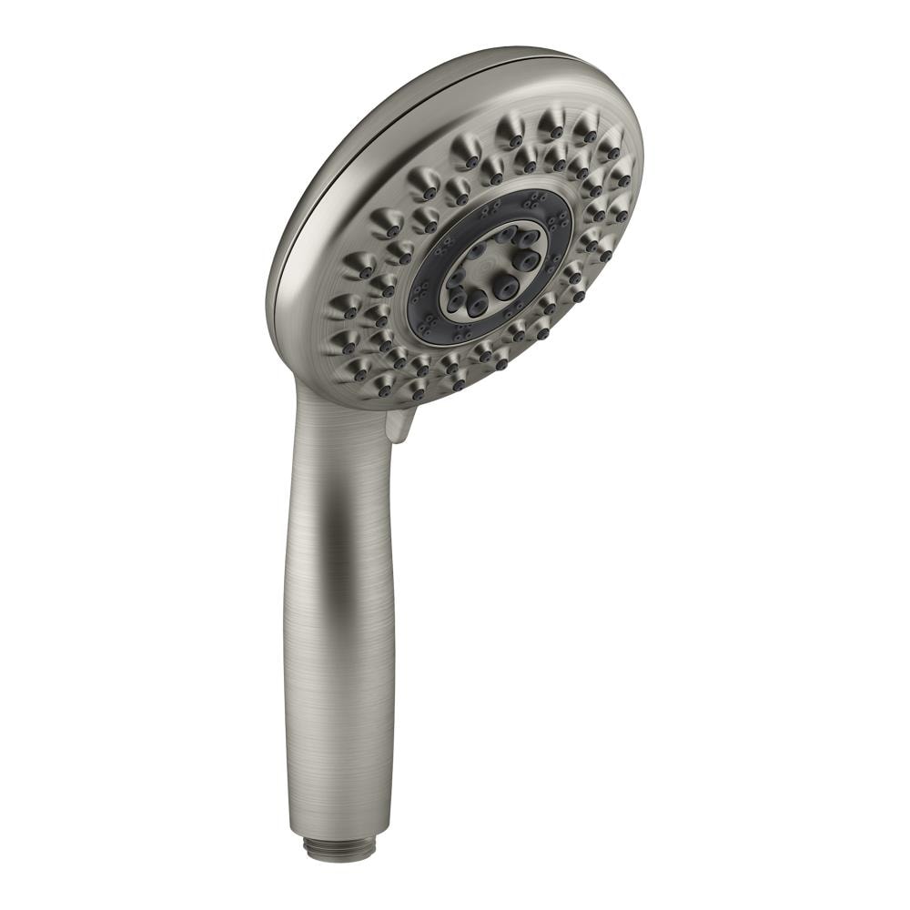 KOHLER Enlighten Vibrant Brushed Nickel 5-Spray Handheld Shower 1.75 ...