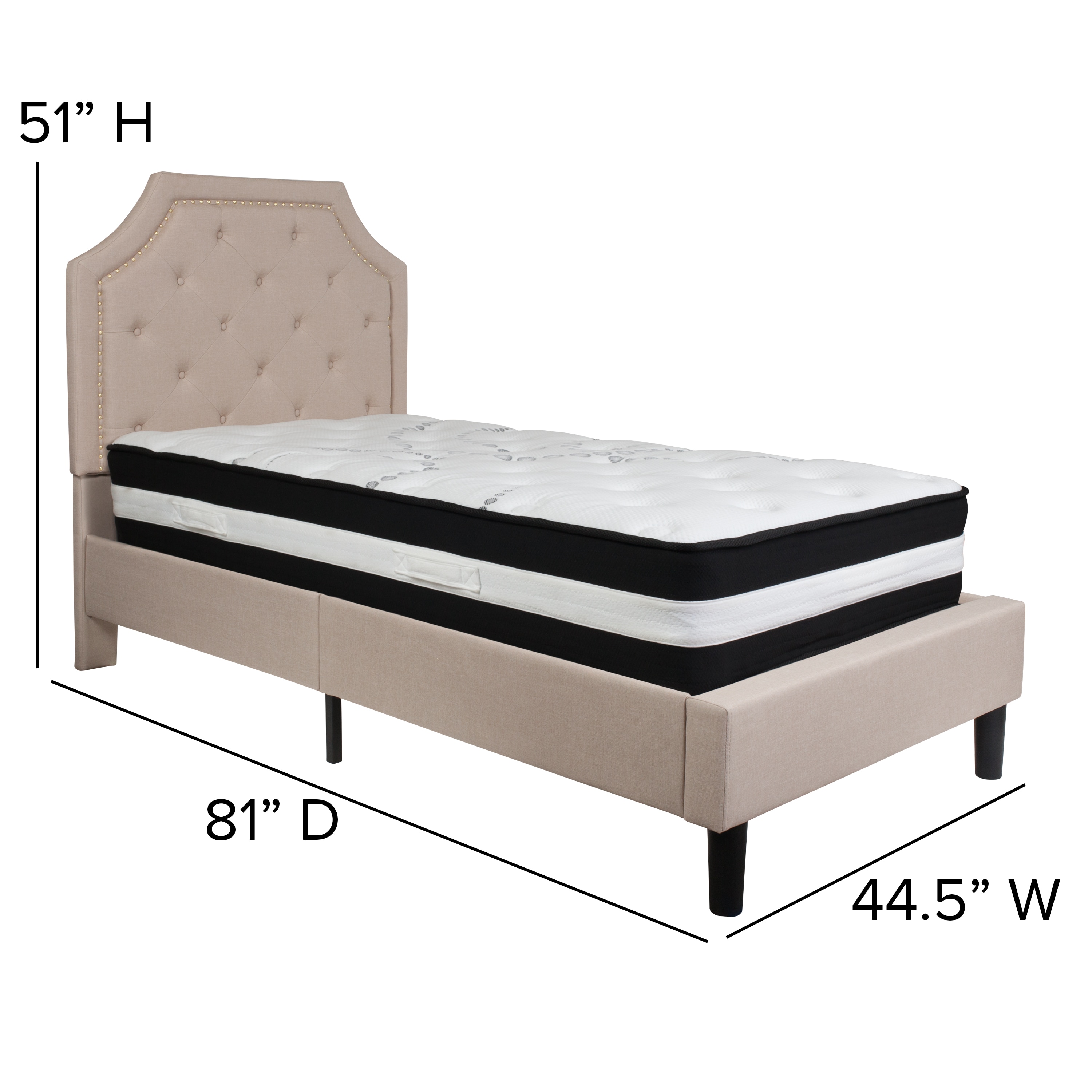 Flash Furniture 889142257332 beds - View #3