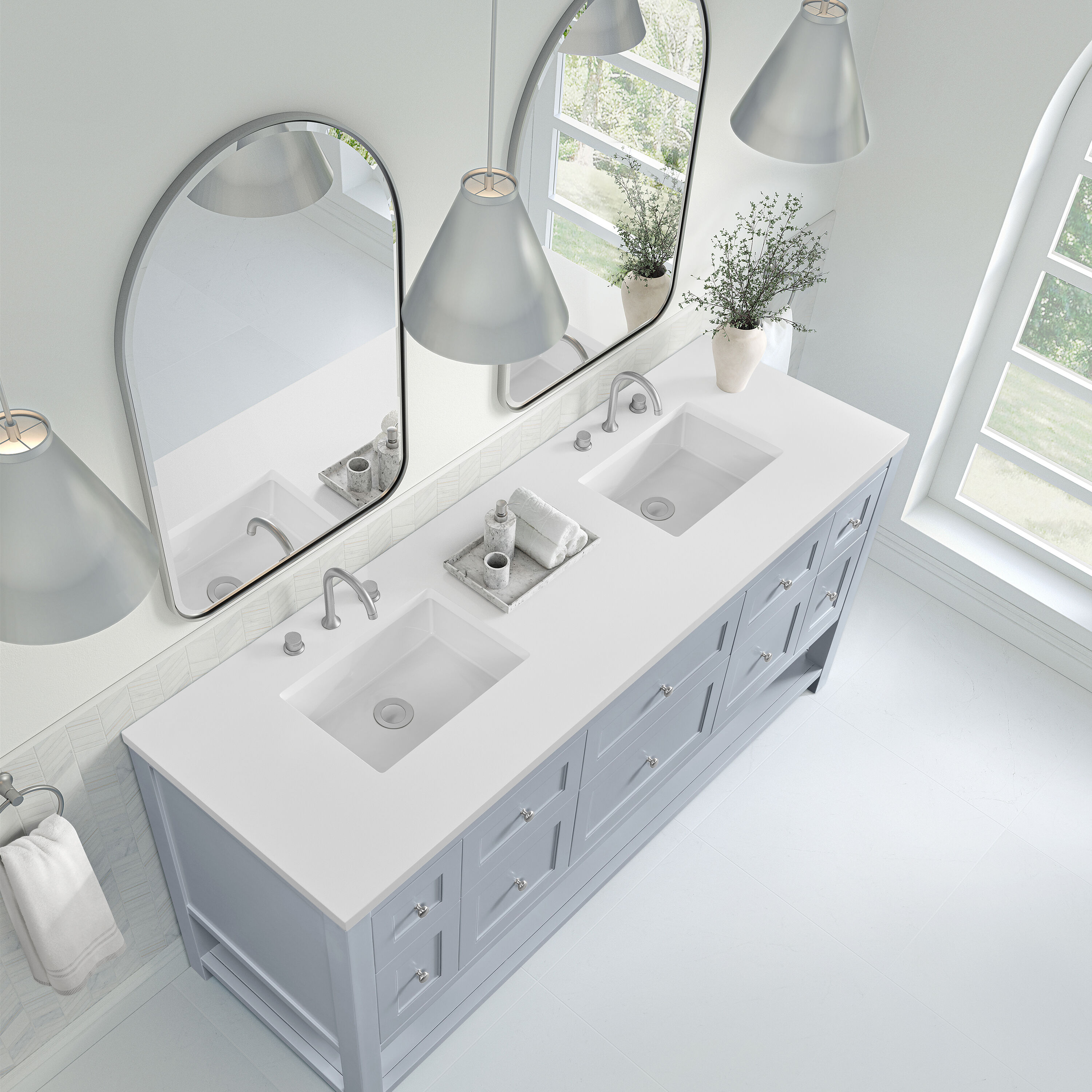 James Martin Vanities 330-V72-SRB-3WZ Bath-Vanity-Combo - View #7