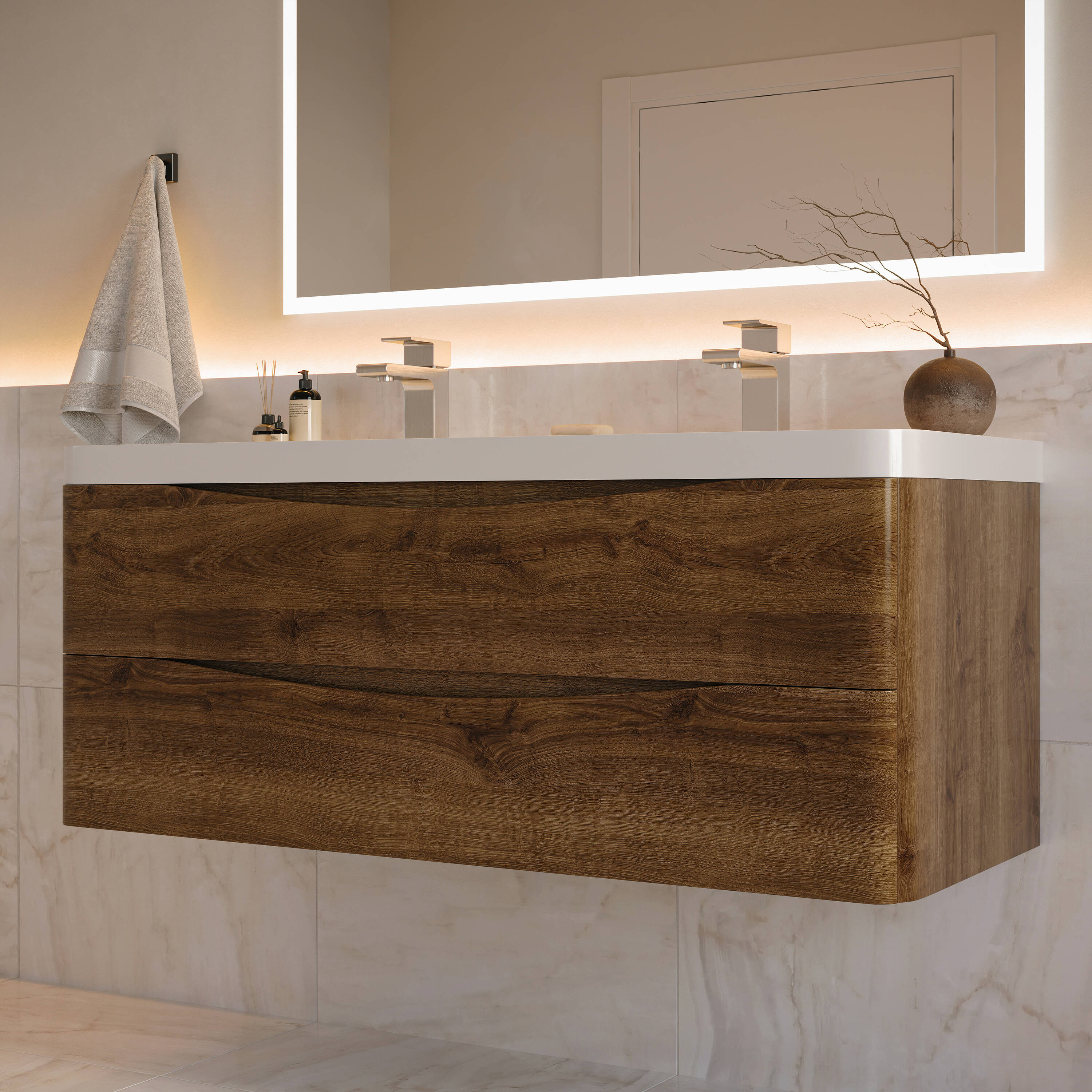 Fresca FCB9048RW-D-I Bath-Vanity-Combo - View #5