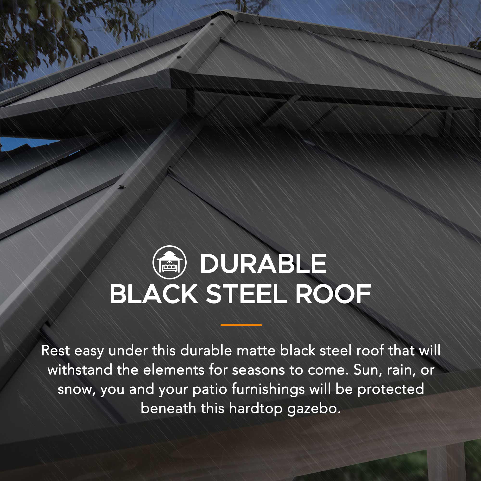 Sunjoy A102032661 Wood-Resin-Gazebos - View #4