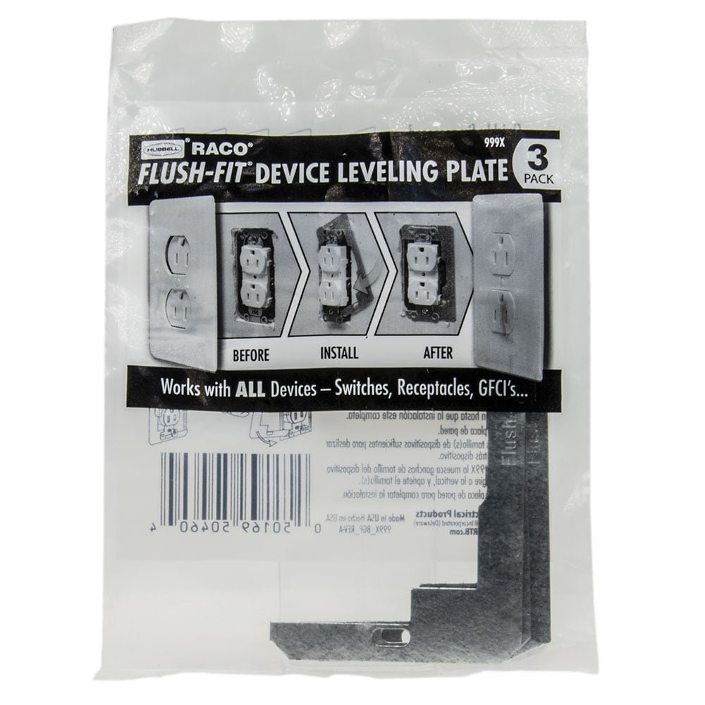 Hubbell 999X Wall-Plate-Spacers - View #7