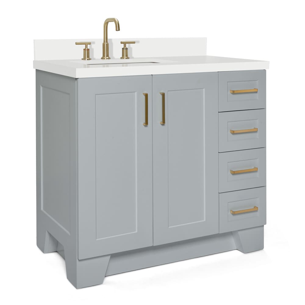 ARIEL Q037SLWQRVOGRY Bath-Vanity-Combo - View #7