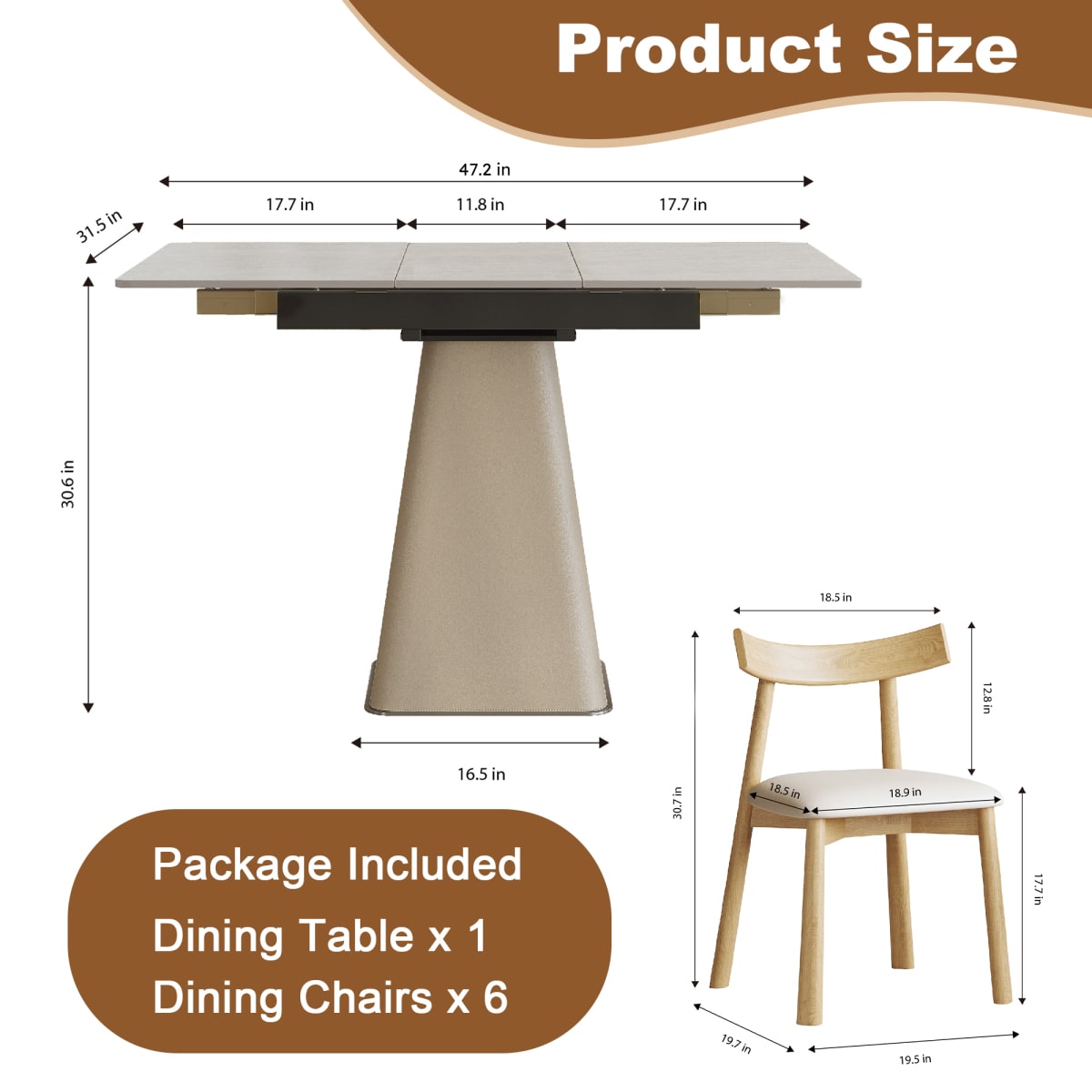 Streamdale Furniture W2700S00100 Dining-Sets - View #5