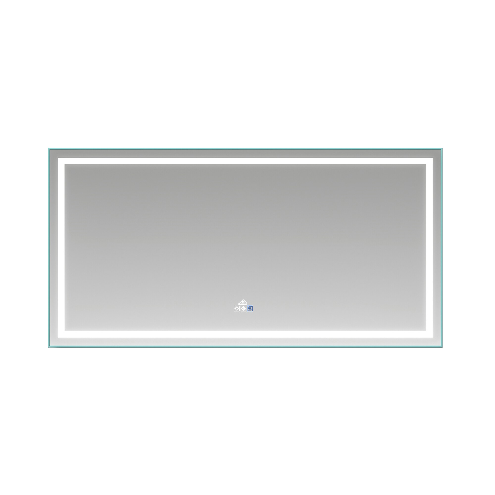 72" x 36" LED Lighted Frameless Bathroom Vanity Mirror