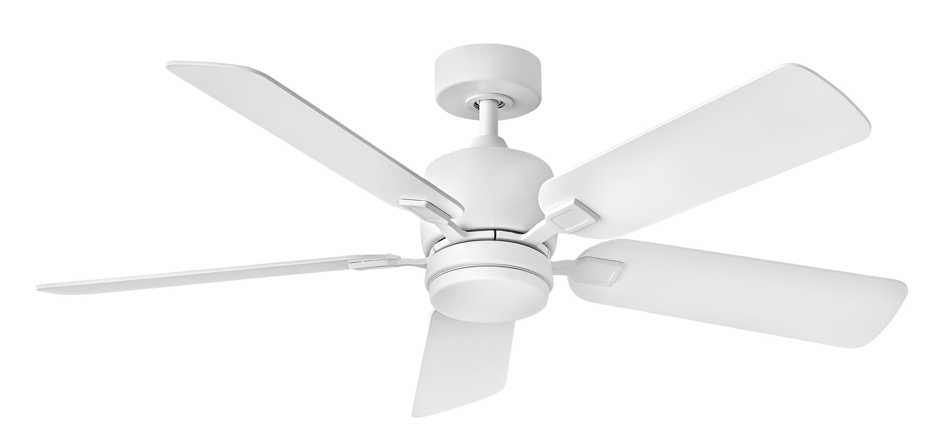 Hinkley Afton 52-in Chalk White Integrated LED Indoor Smart Ceiling Fan with Light and Remote (5-Blade) 903552FCW-LIA Sansujyuku sansujyuku.com