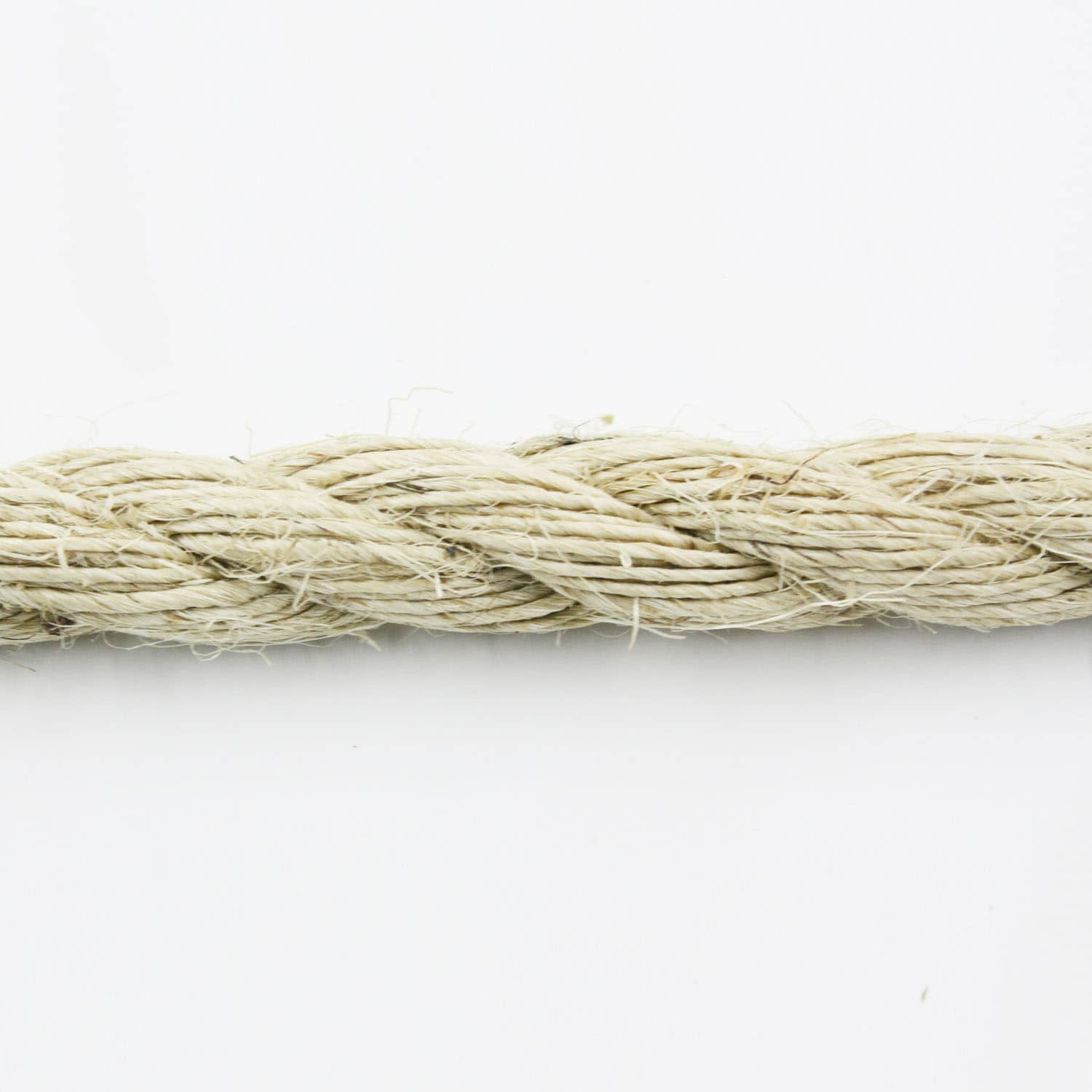 Twisted Manila Hemp Rope (1/4 Inch x 10 Feet) - Thick Heavy-Duty