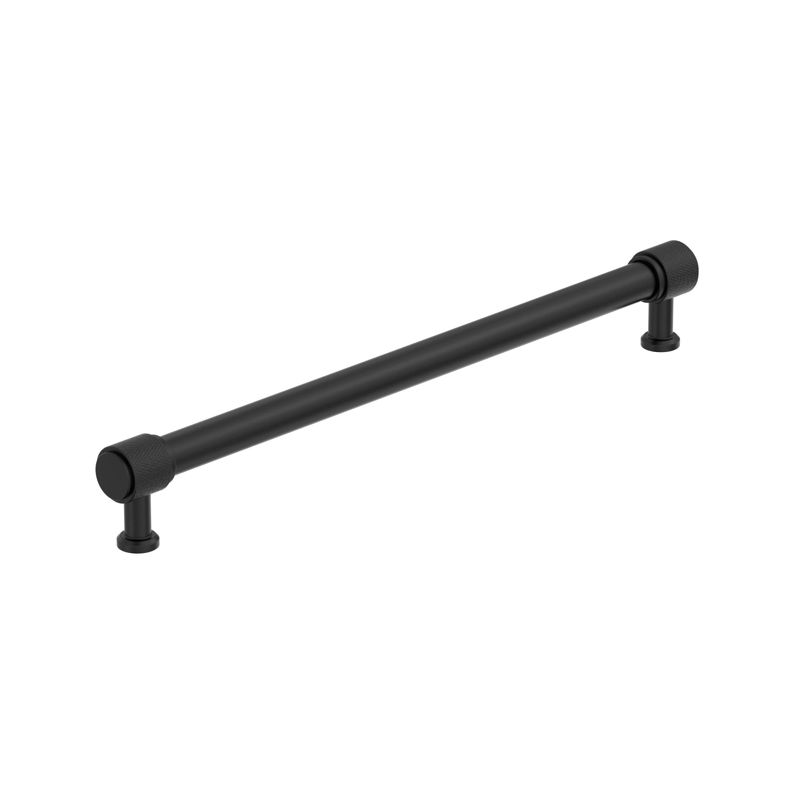 Amerock BP37748MB Faraday 10-1/16-in , 256mm Center to Center Matte Black Cylindrical Bar Drawer Pull
