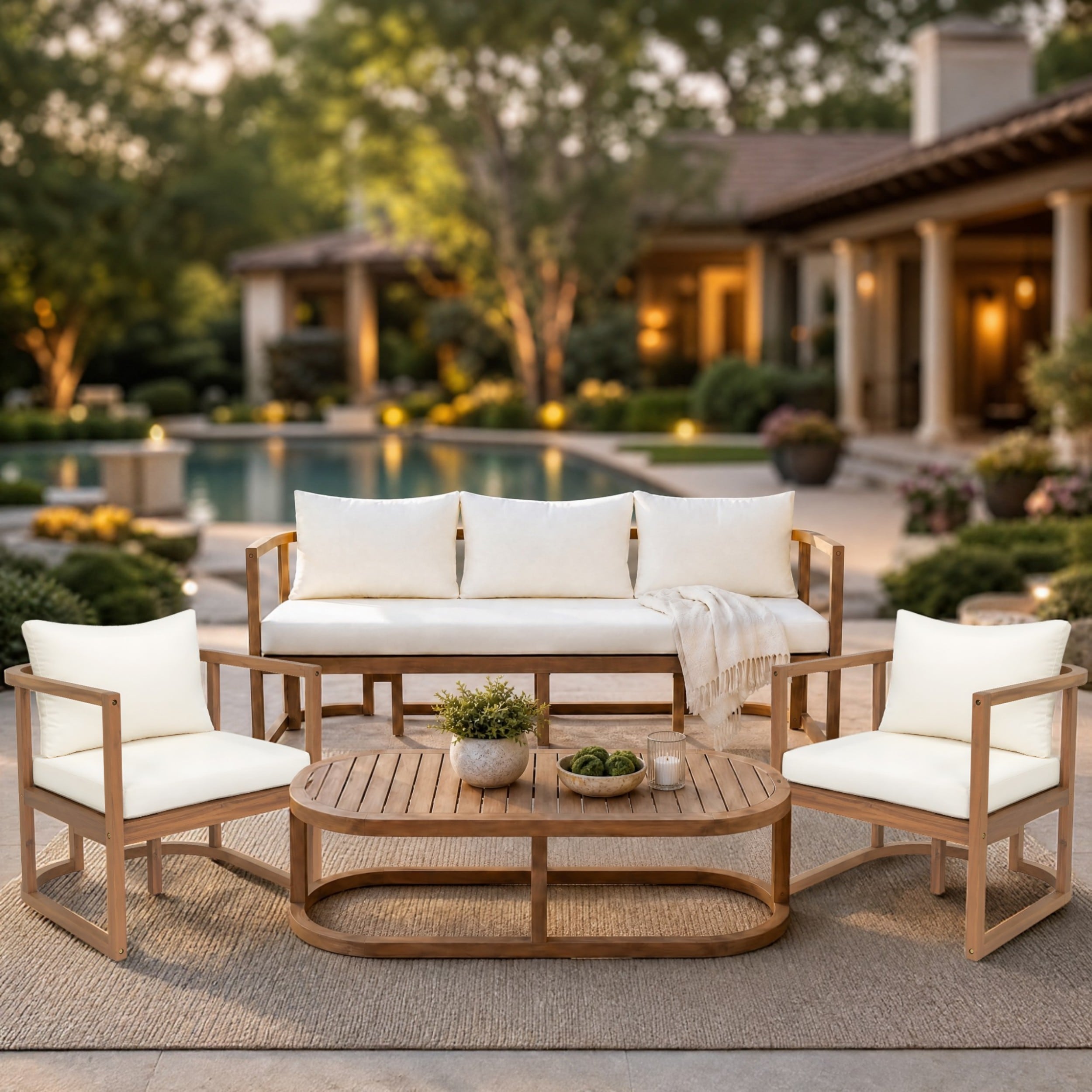 GZMR GZ-N704CS3A Patio-Conversation-Sets - View #2