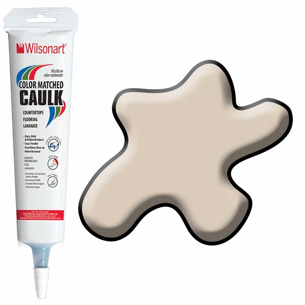 Wilsonart WA-4887-5OZCAULK 5.5-oz Tile grout Tan Soapstone Paintable Silicone Caulk