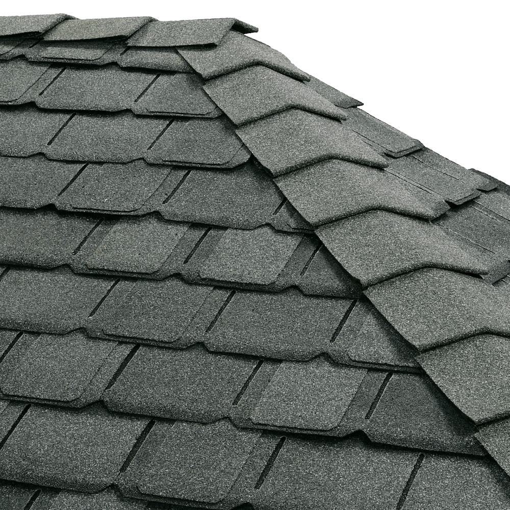 GAF 0894014 Timbercrest Bullnose Antique Slate Hip Ridge Roof Shingles ( 20-lin ft per Bundle )