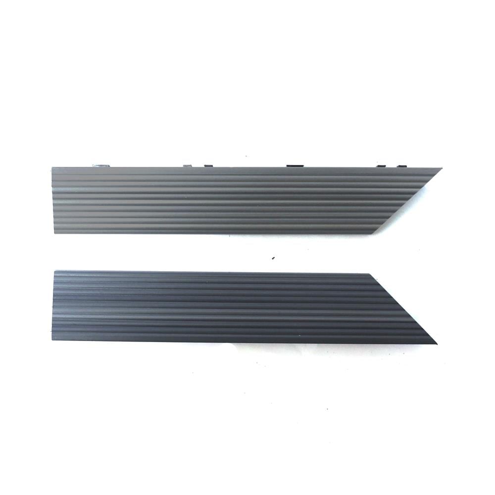 NewTechWood 2-in x 12-in 2-Pack Westminster Gray Prefinished Composite Deck Tile (0.5-sq ft)