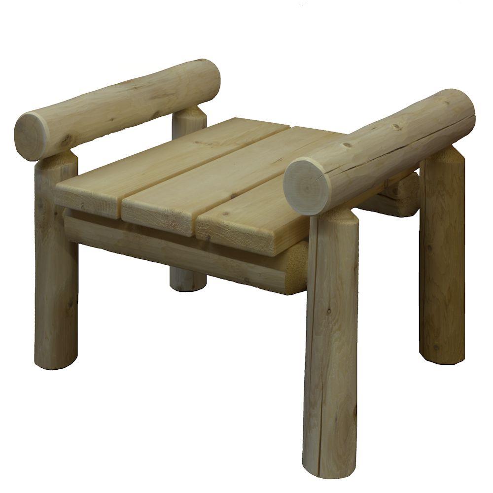 Lakeland Mills CF1220 Natural Cedar Cedar Ottoman