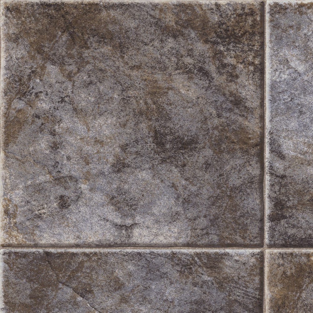 Congoleum AirStep Plus Starlight 12-ft W x Cut-to-Length Moonglow Stone Look Low-Gloss Finish Sheet Vinyl