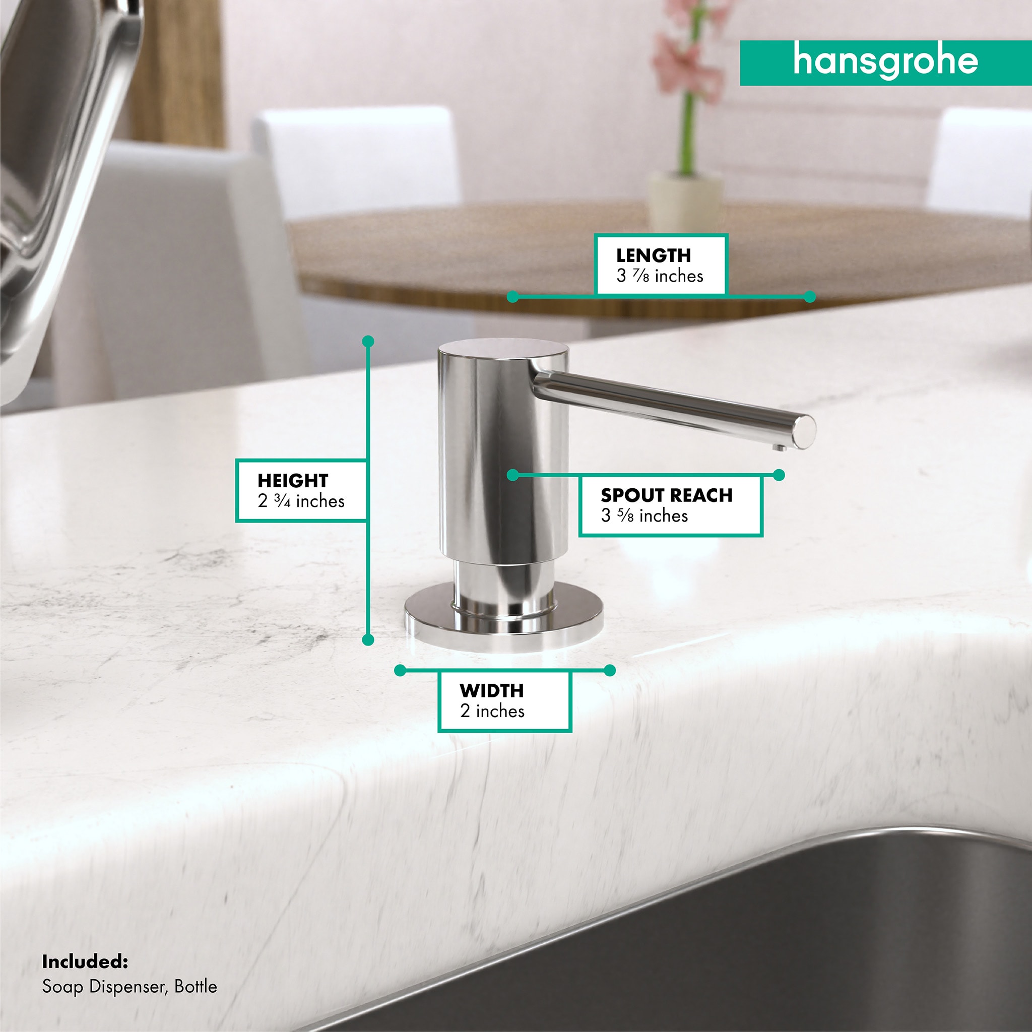 Hansgrohe 40438001 Soap-Lotion-Dispensers - View #4