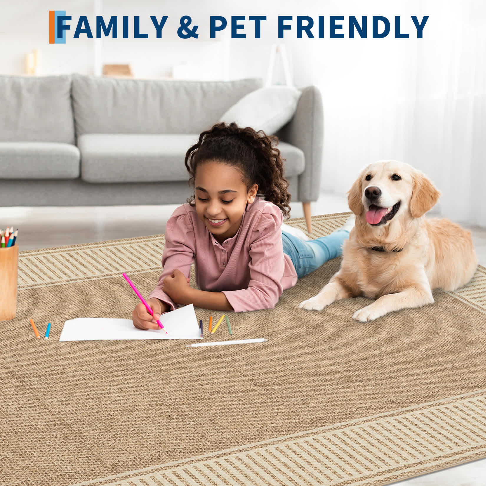 Qeetex SUNNY-PHK-33V8Y45K rugs - View #6