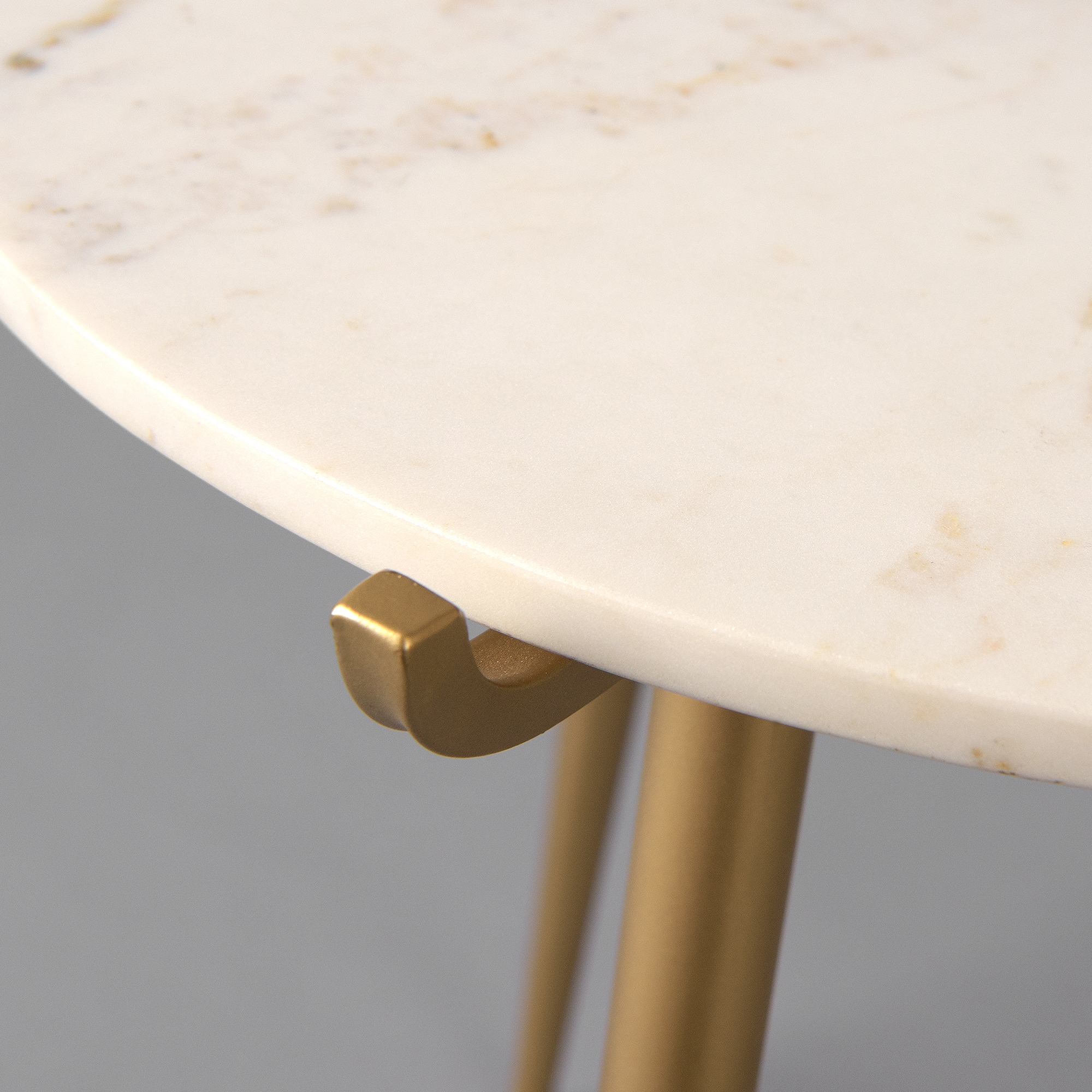 Best Home Fashion TABLE-IAF9678-WHITE End-Tables - View #6